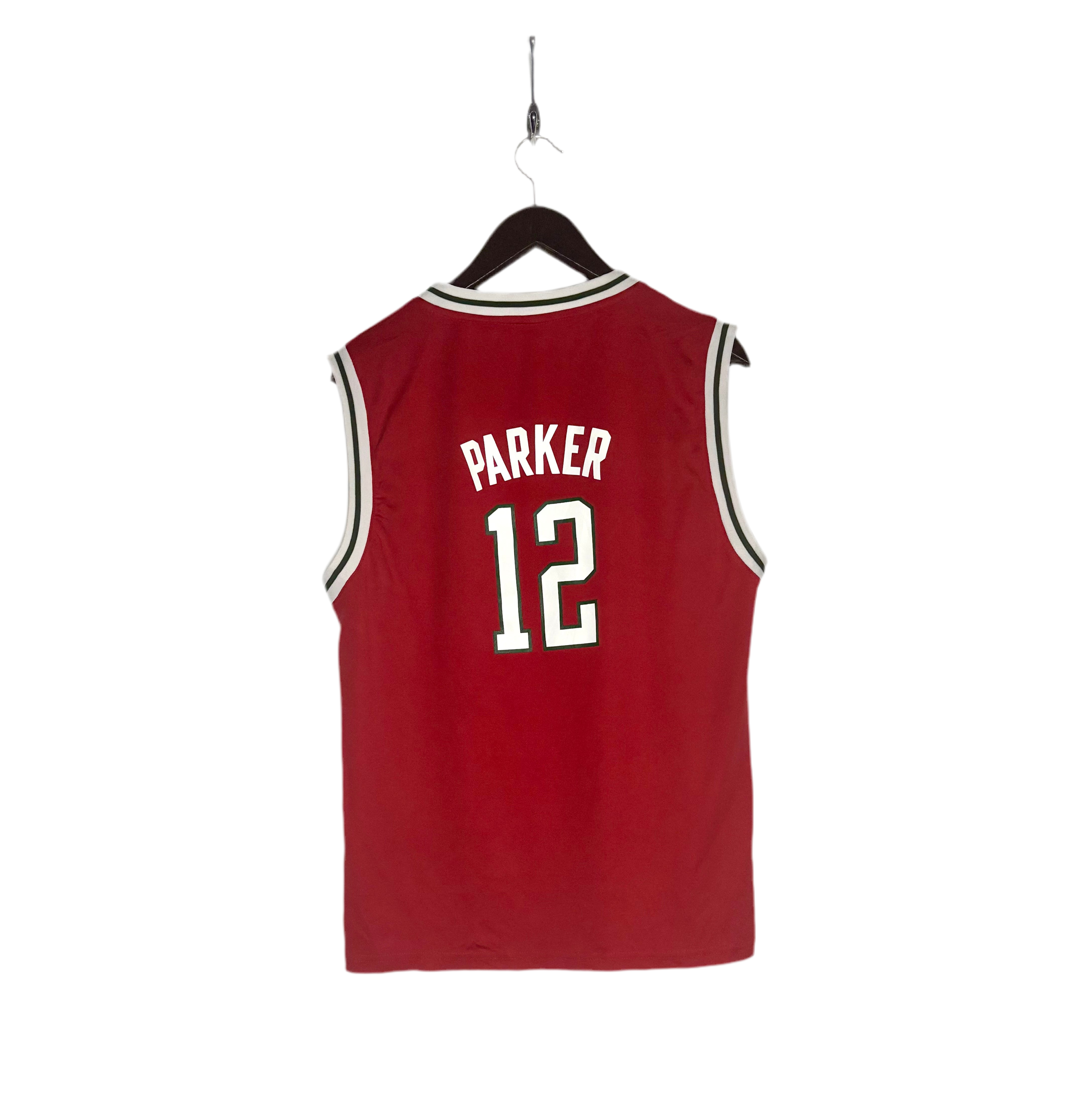 Adidas NBA Milwaukee Bucks Jersey #12 Jabari Parker Rot Größe XL Kinder