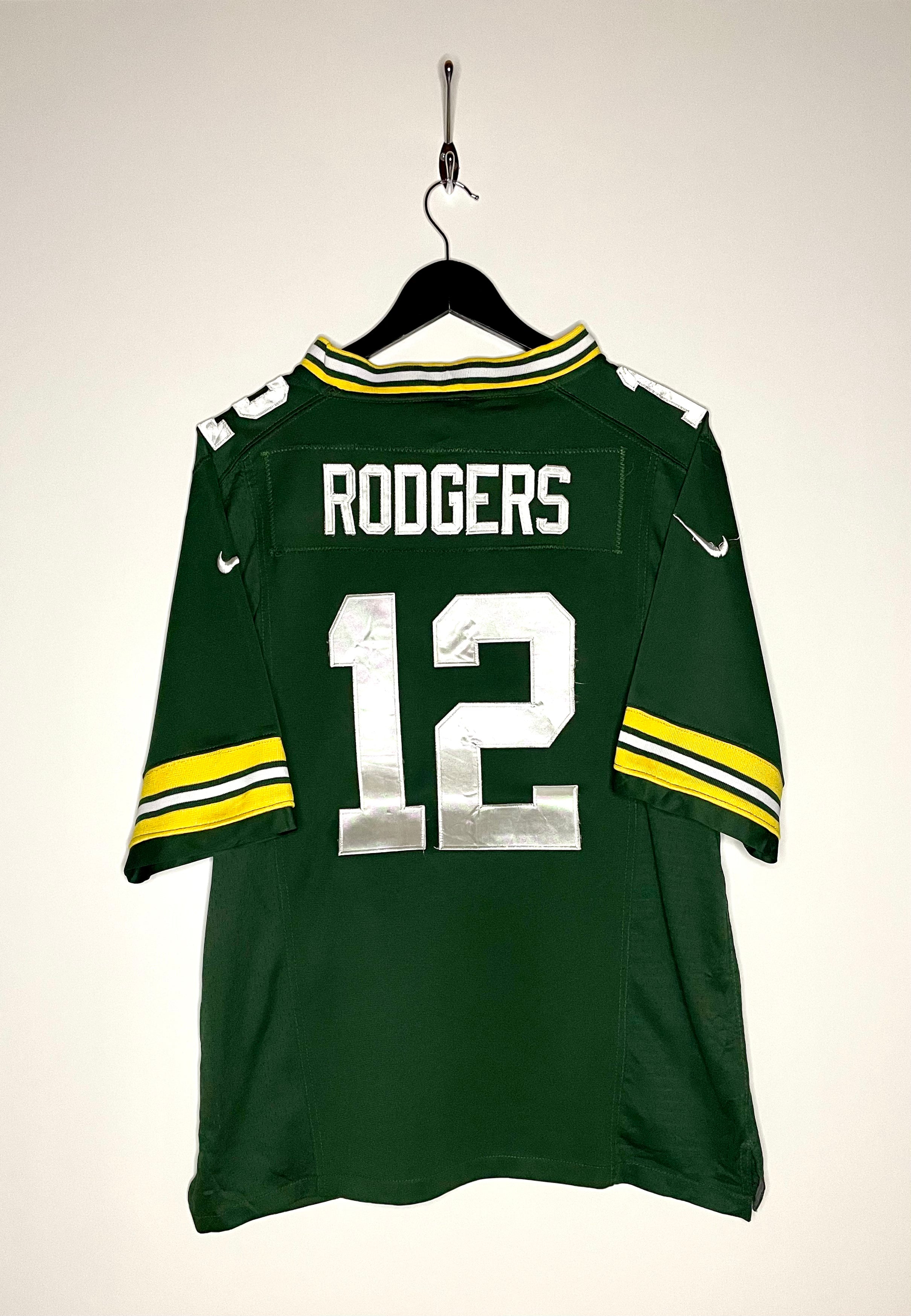 Nike On Field Jersey Green Bay Packers #12 Aaron Rodgers Grün Größe S