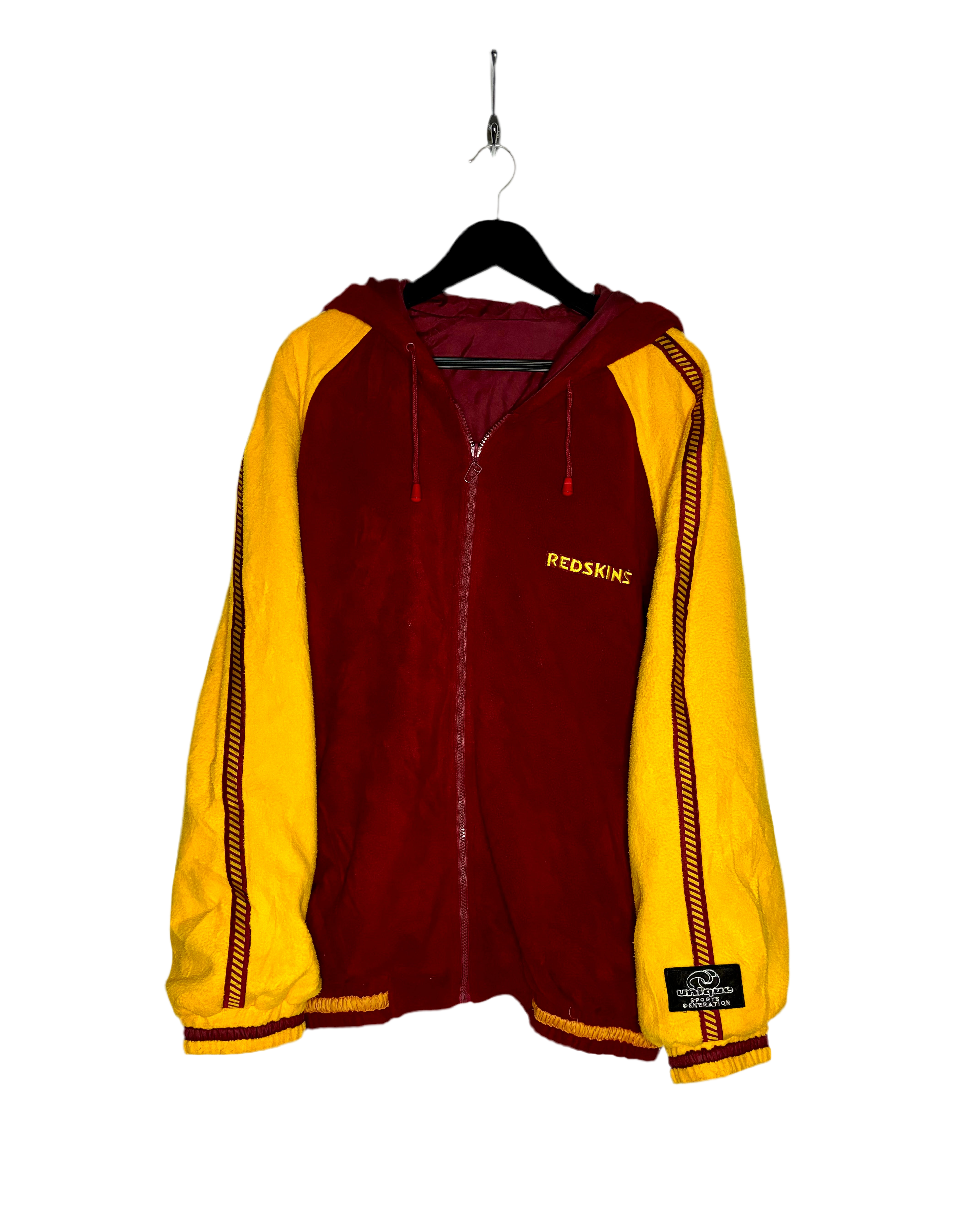 Washington Redskins Fleece Wendejacke Rot/Gelb Größe XL