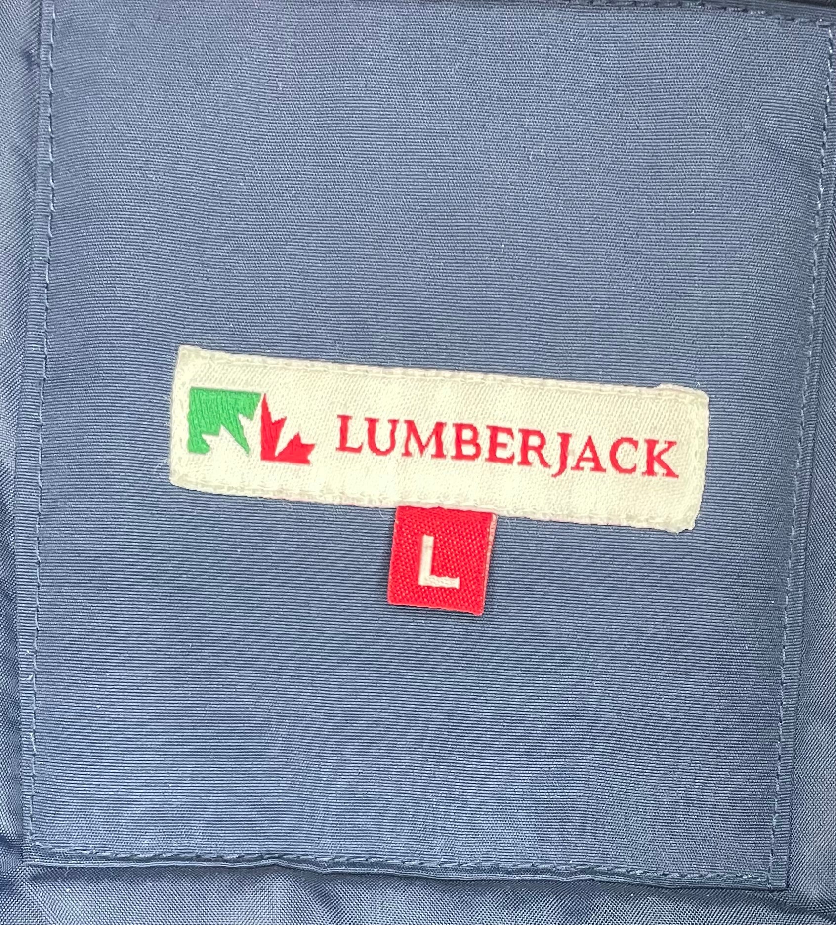 Lumberjack winter jacket blue size L