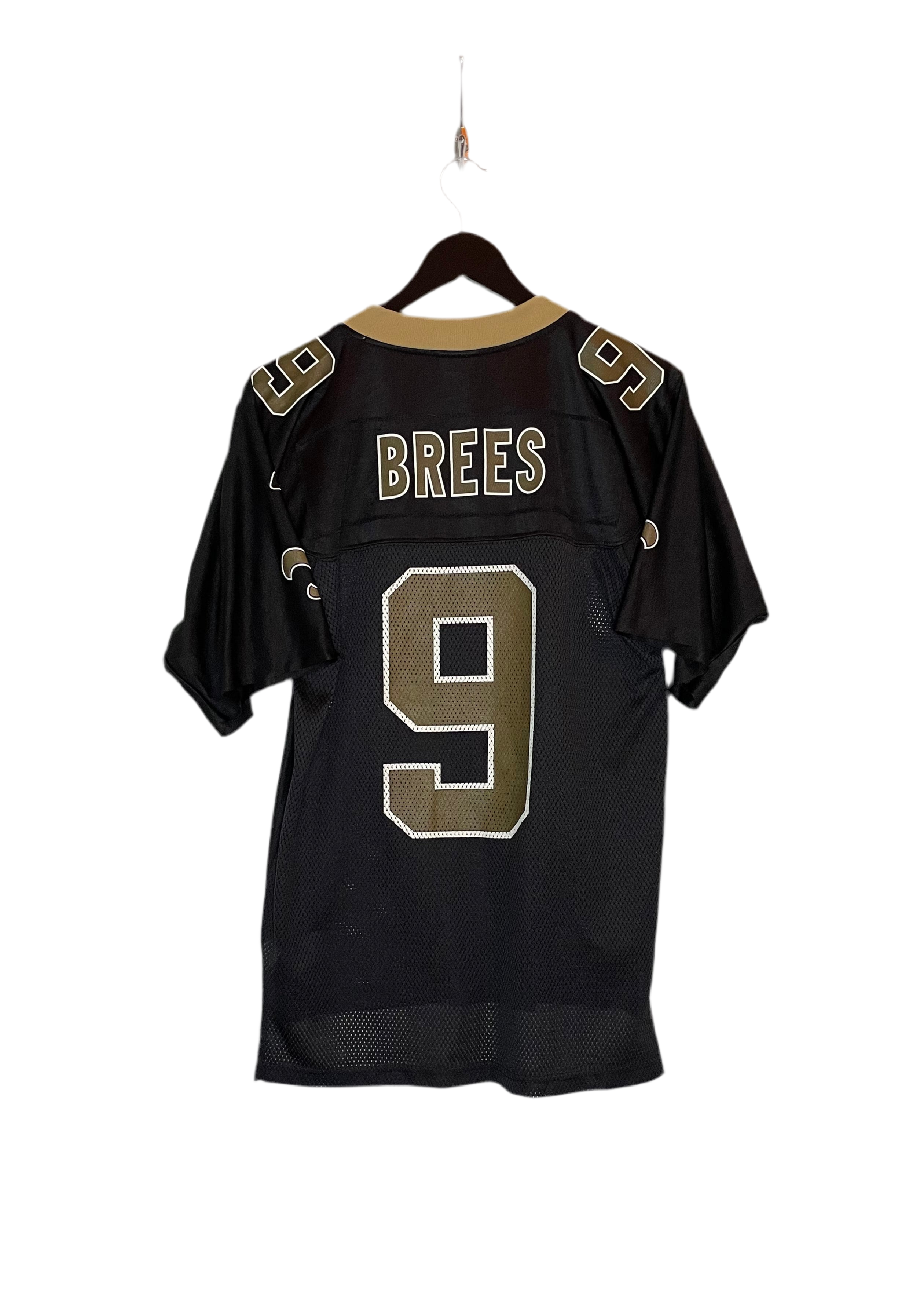 Reebok OnField Jersey New Orleans Saints #9 Drew Brees Schwarz/Gold Größe S