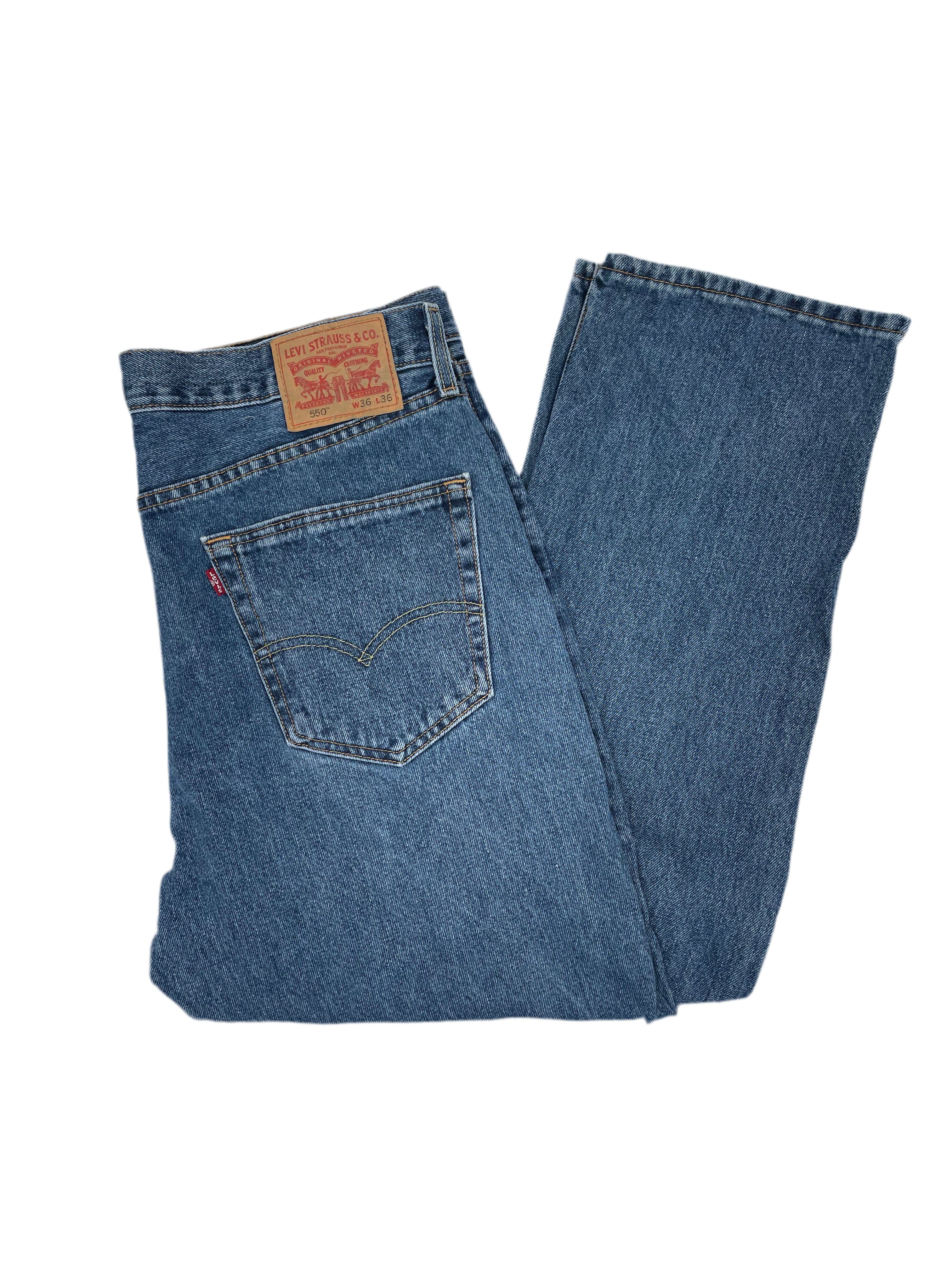 Levi`s Vintage Jeans 550 W36 L36 Blau