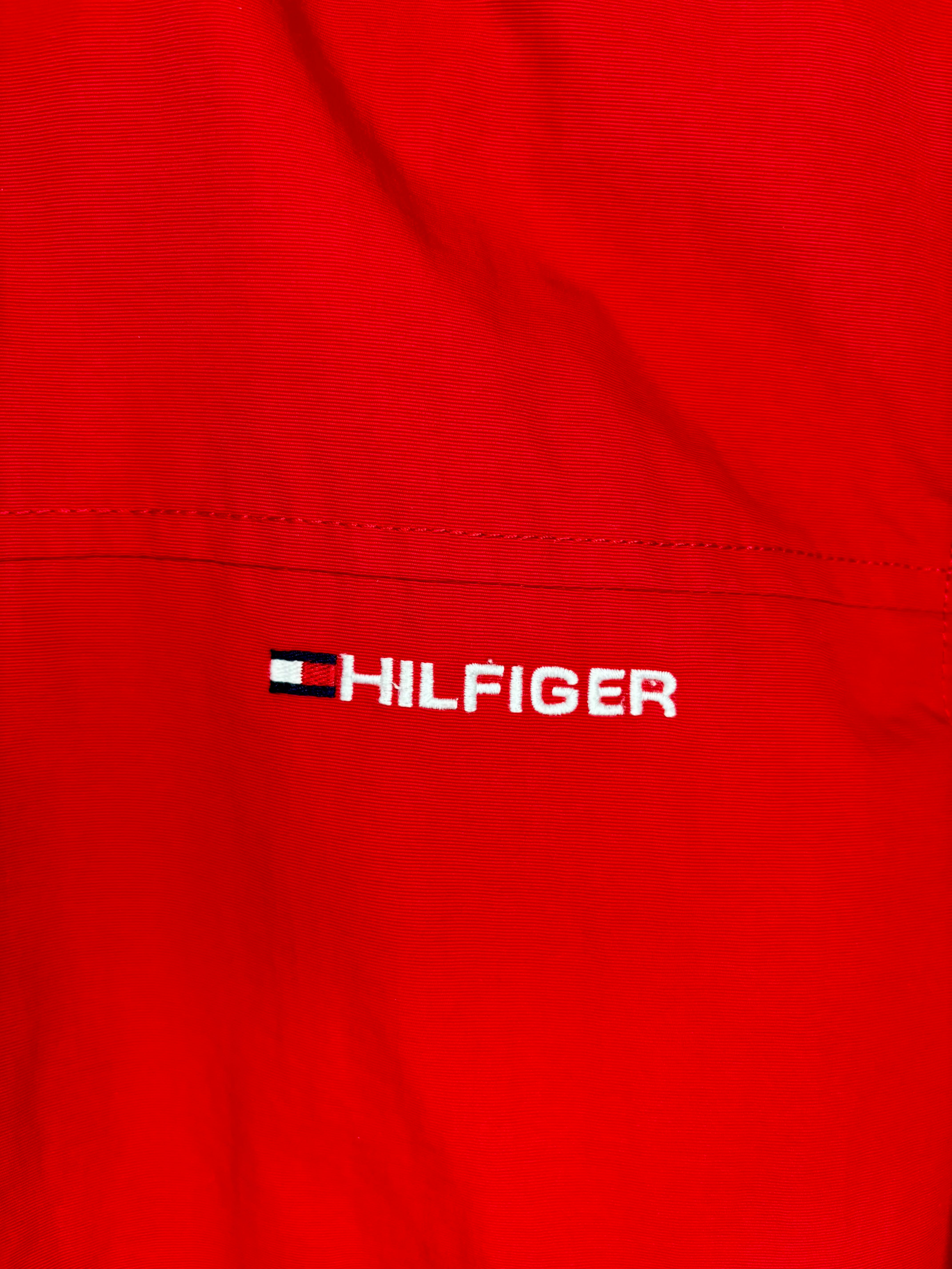 Tommy Hilfiger Windbreaker Jacke Rot Größe S