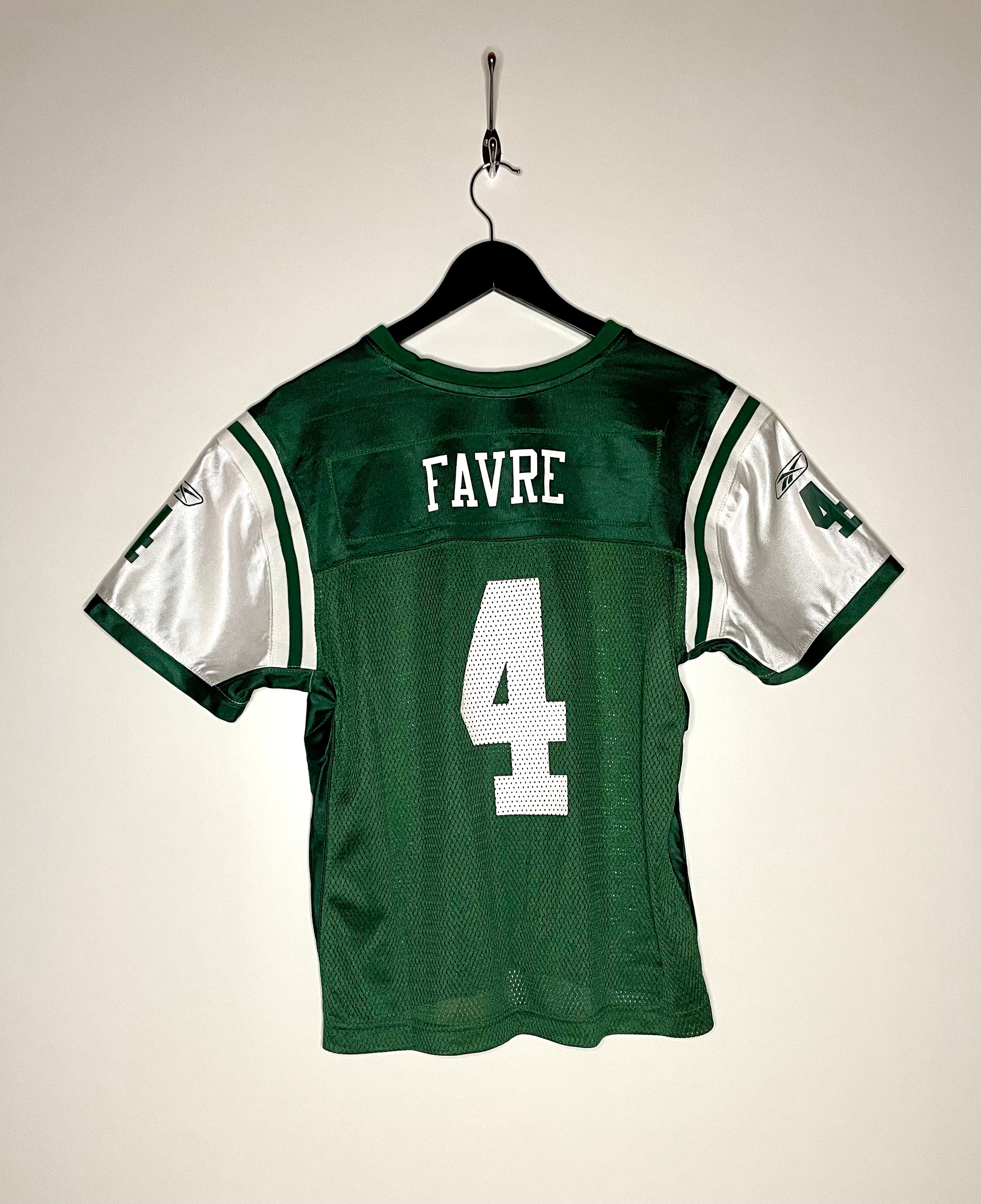 Reebok New York Jets Jersey Women #4 Brett Favre Green Size XL