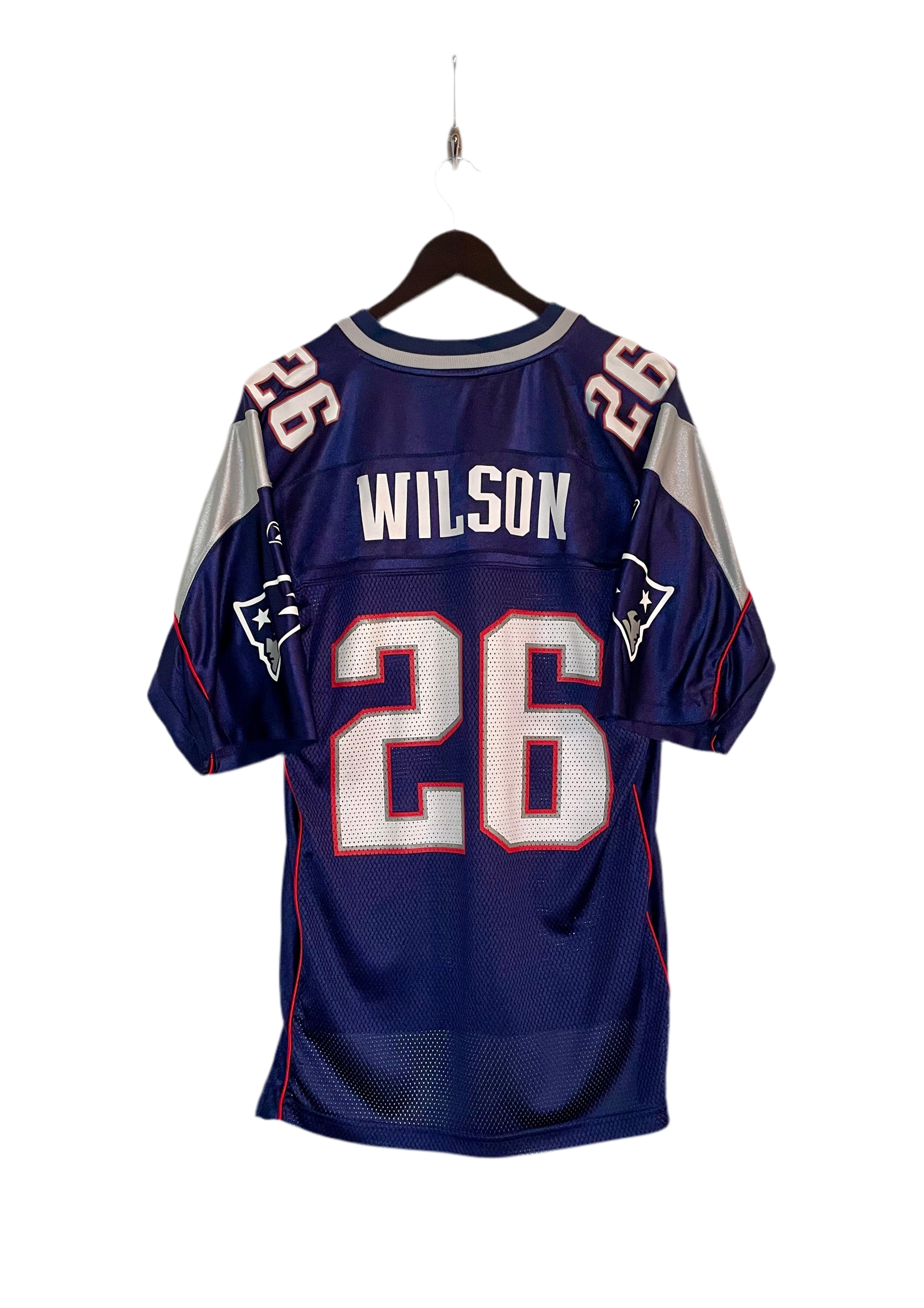 Reebok NFL Jersey New England Patriots #26 Eugene Wilson Blau Größe S