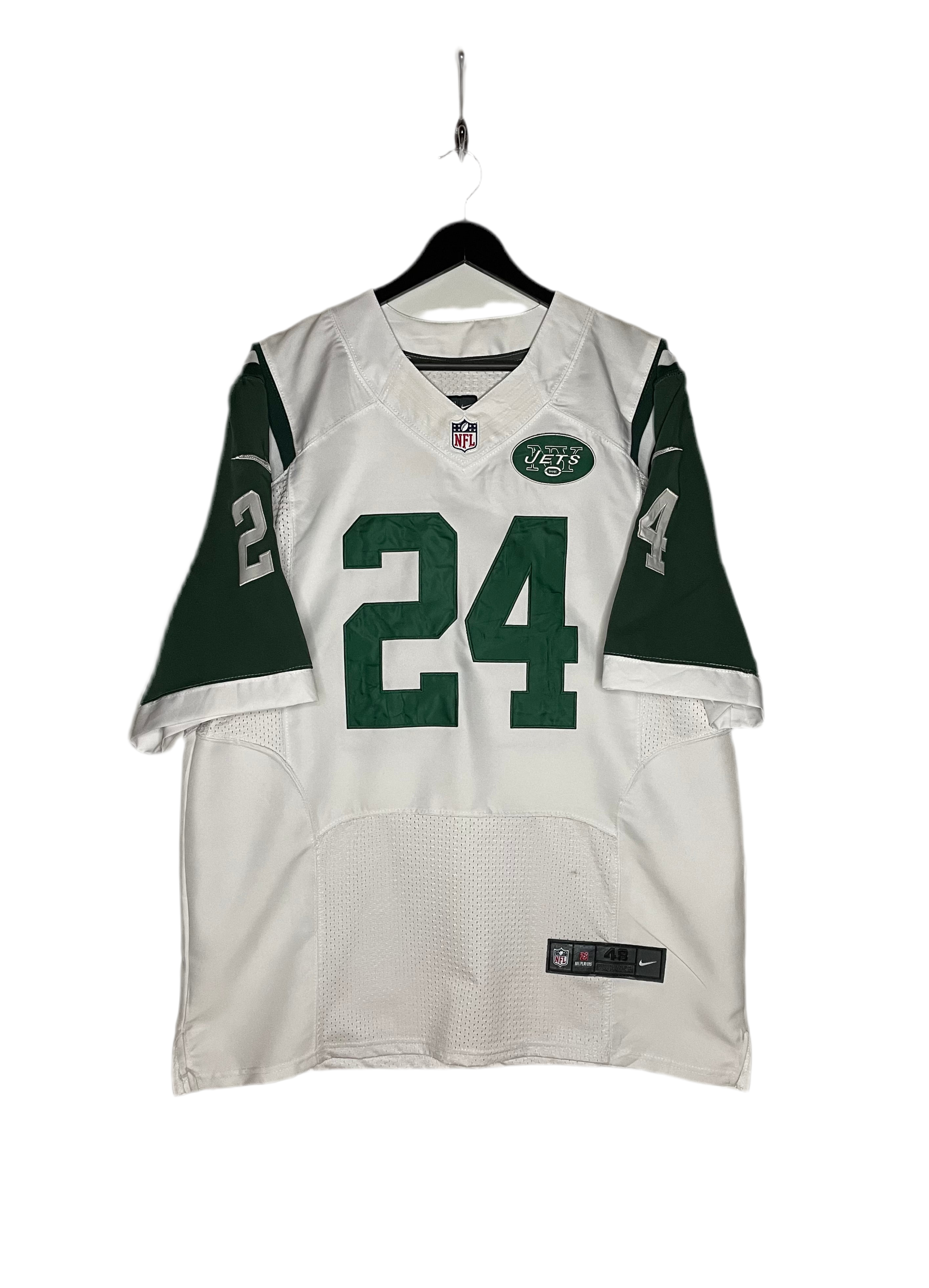 Nike OnField Jersey NY Jets #24 Darrelle Revis Weiß Größe M