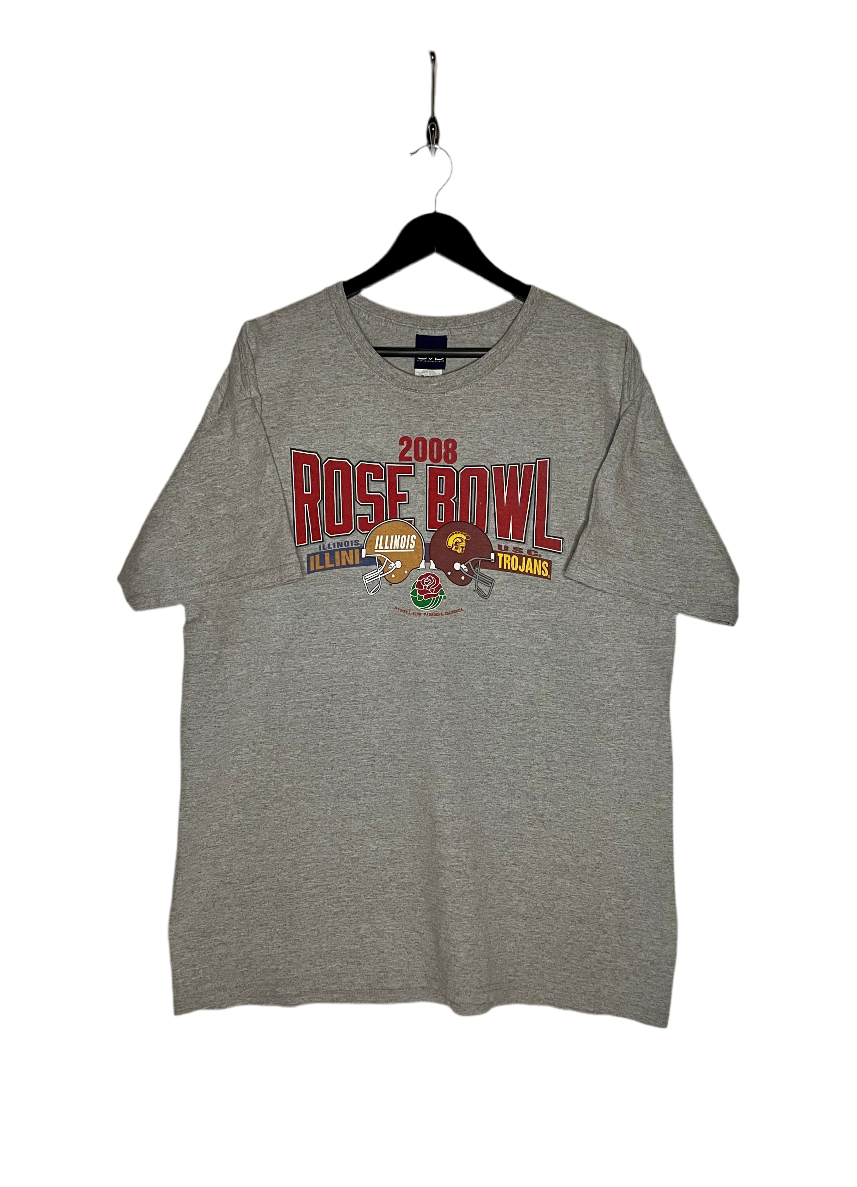 OVB Vintage T-Shirt Rose Bowl 2008 Grau Größe XL