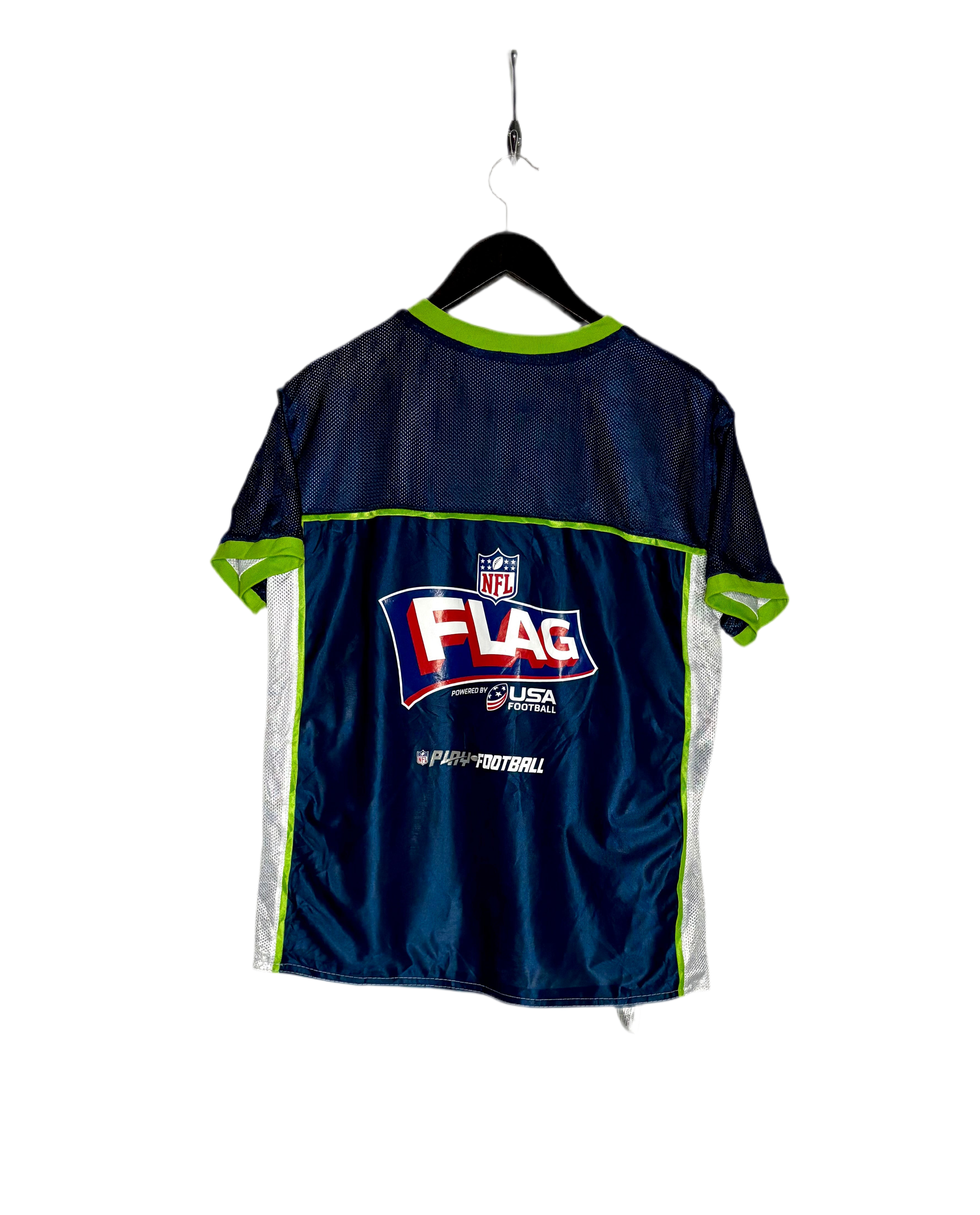 NFL Seattle Seahawks Flag Football Jersey Blau Größe M
