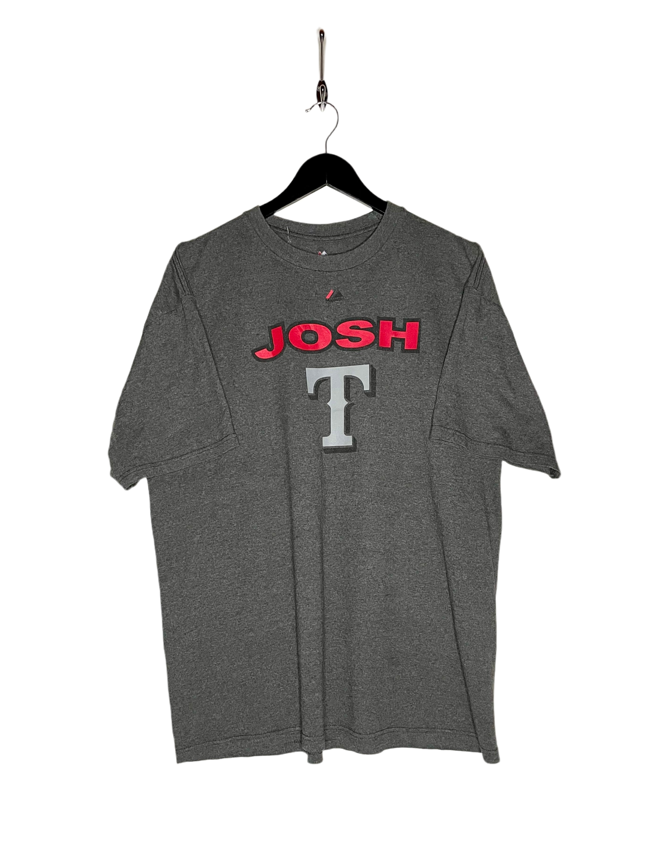 Majestic T-Shirt Josh Hamilton #32 Grau Größe XL