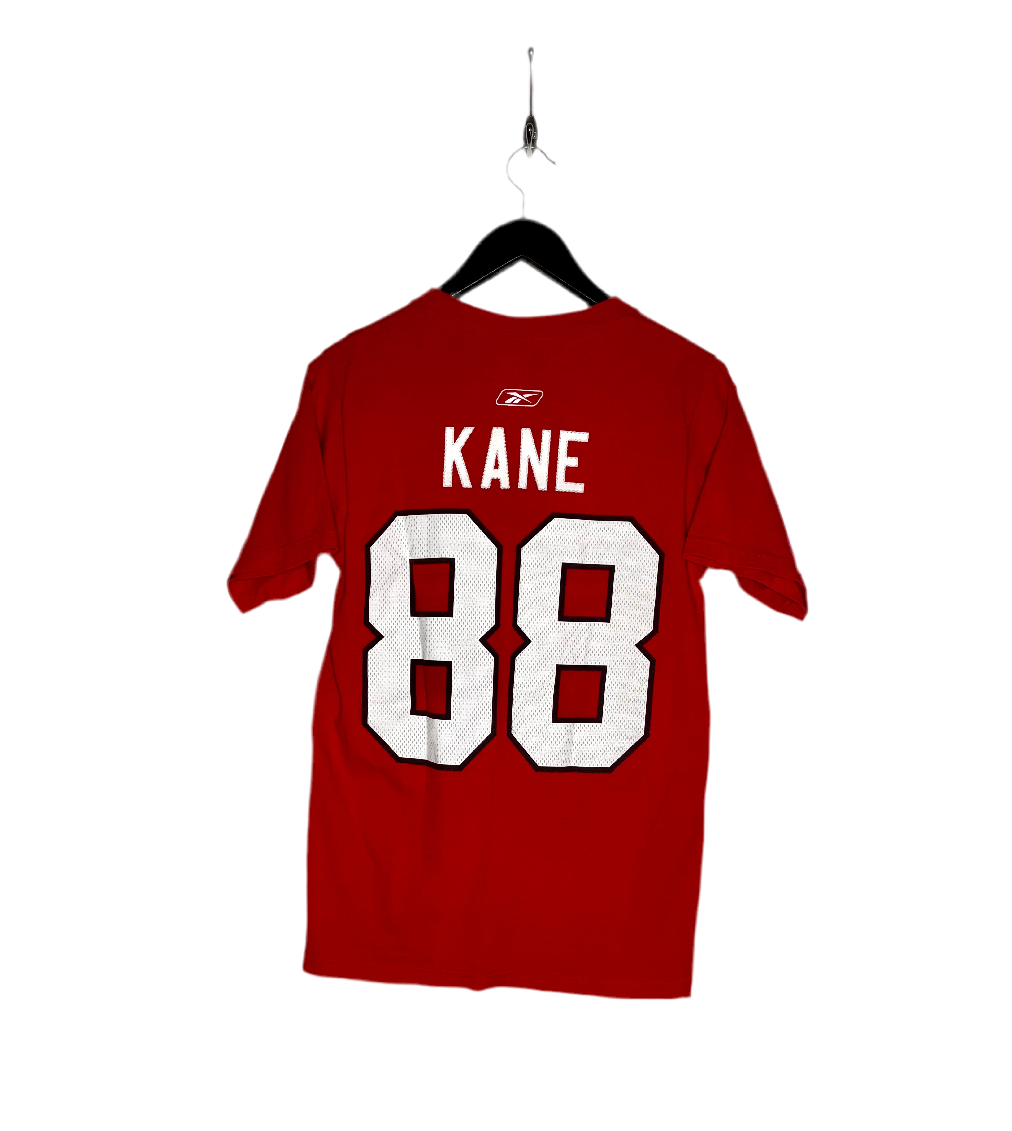 Reebok Chicago Blackhawks NHL T-Shirt #88 Patrick Kane Rot Größe S