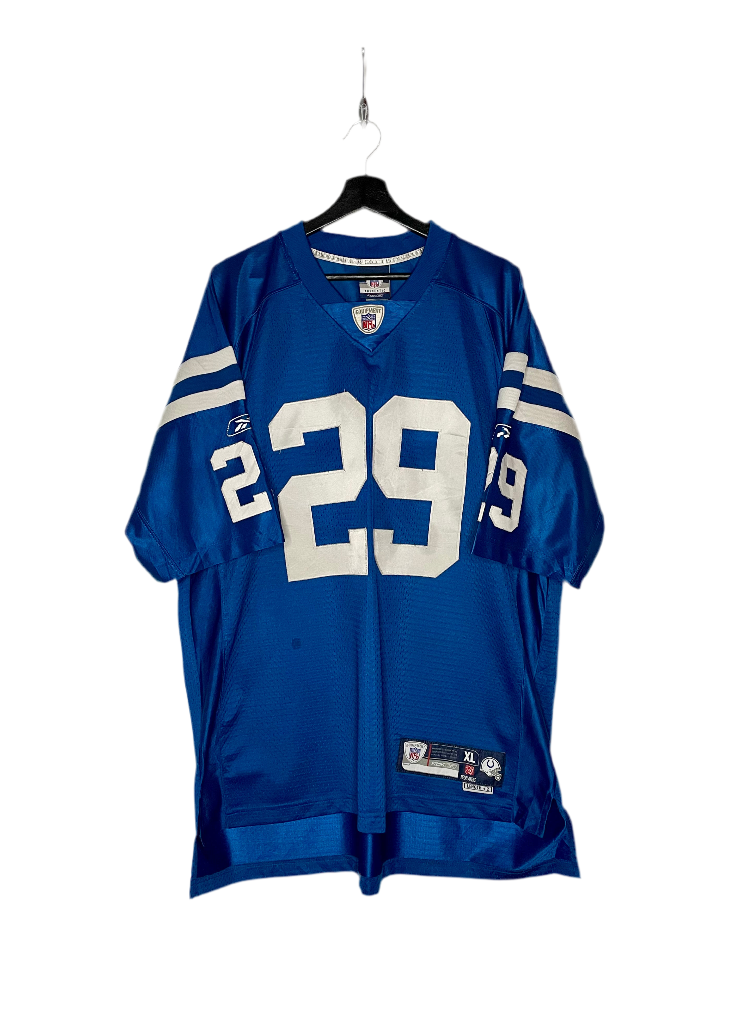 Reebok NFL Jersey Indianapolis Colts #29 Joseph Addai Blau Größe XL