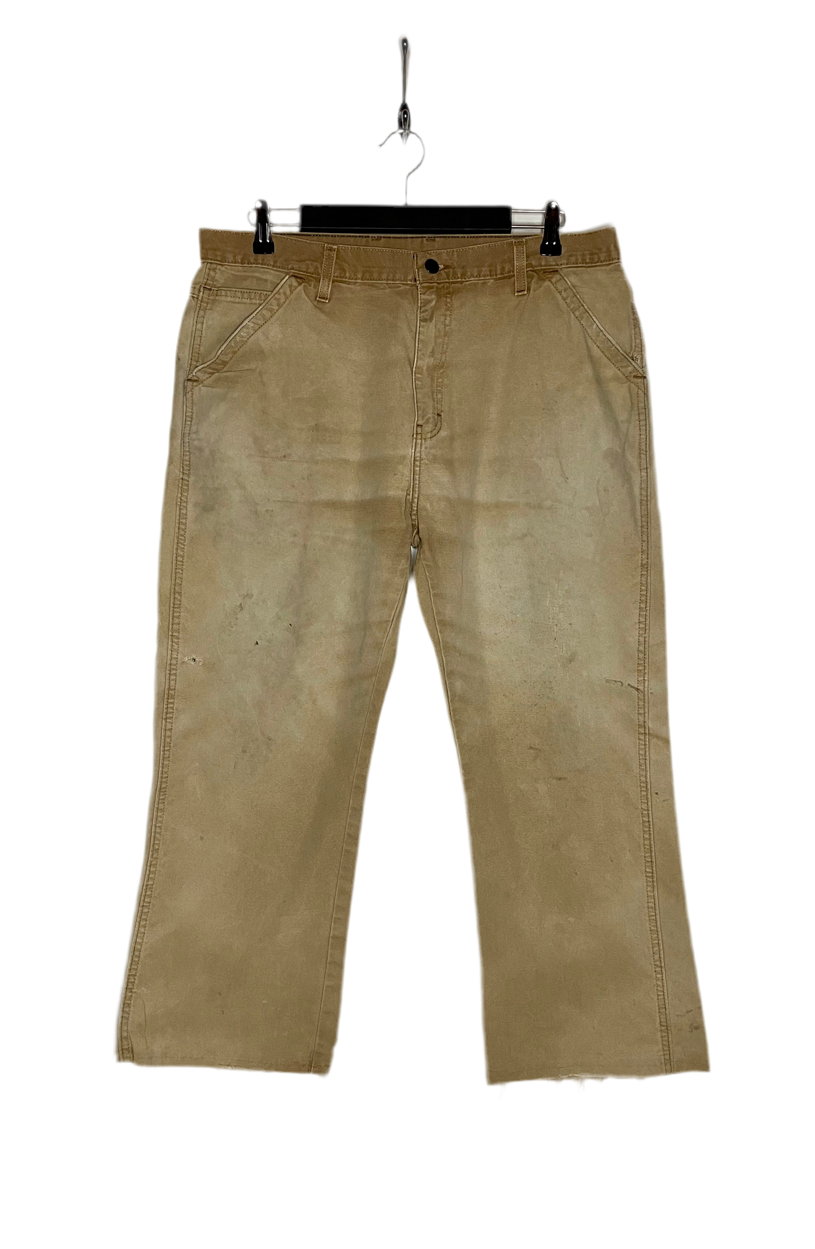 Dickies Vintage Workwear Jeans Beige Größe 36x30