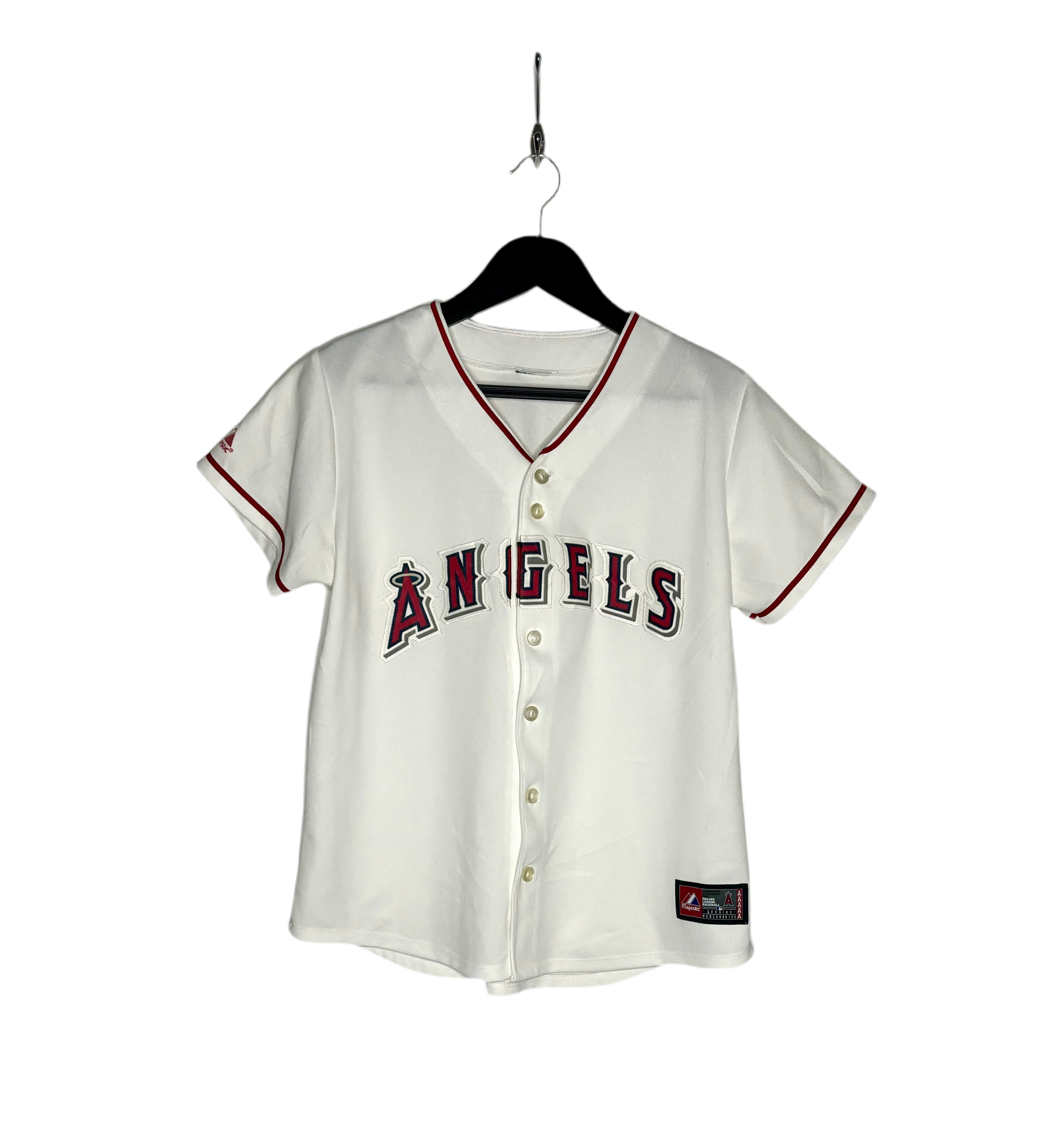 Majestic Los Angeles Angels Jersey Weiß Größe S