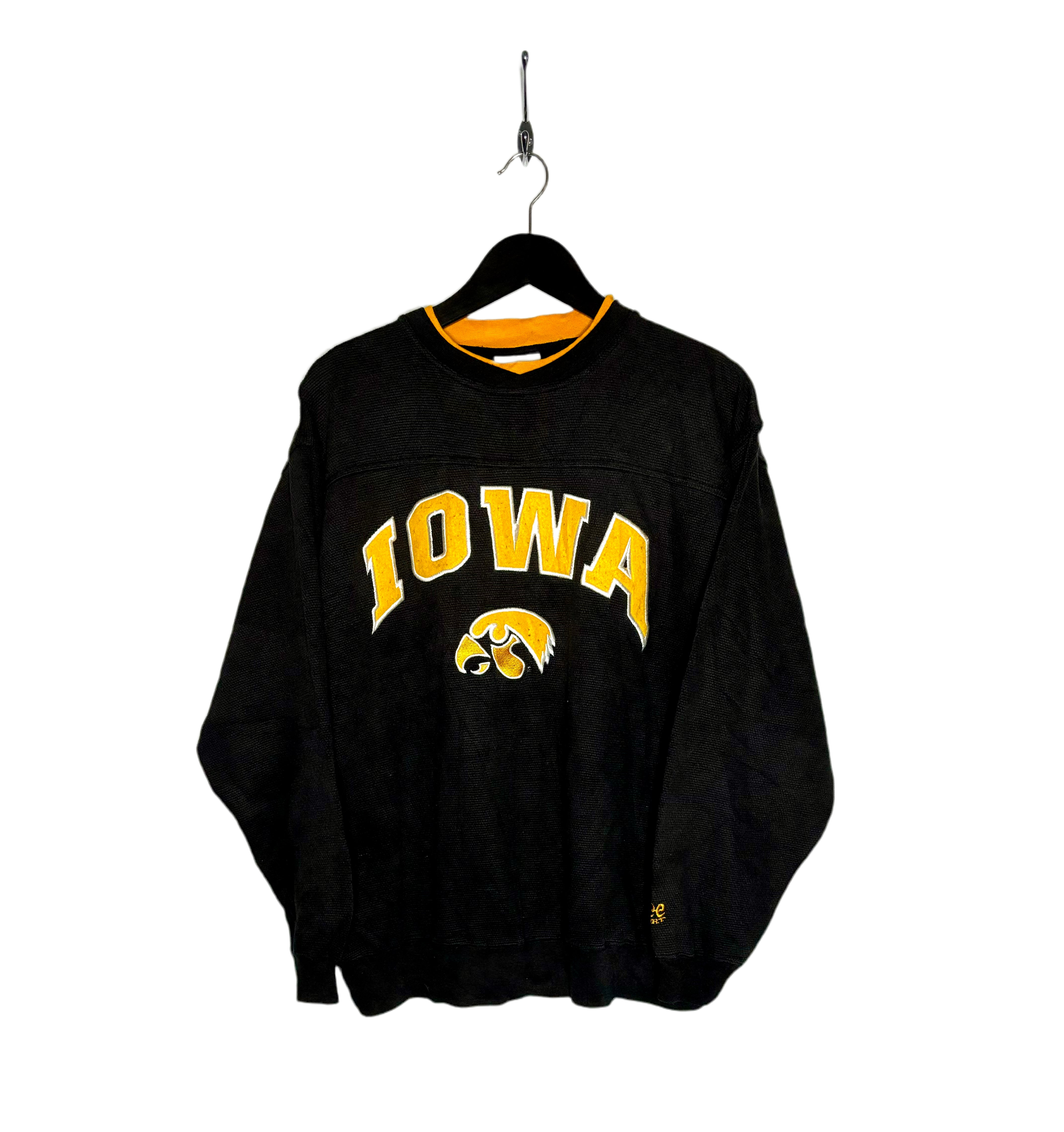 Lee Sport Vintage Iowa Hawkeyes Black University Schwarz Größe M