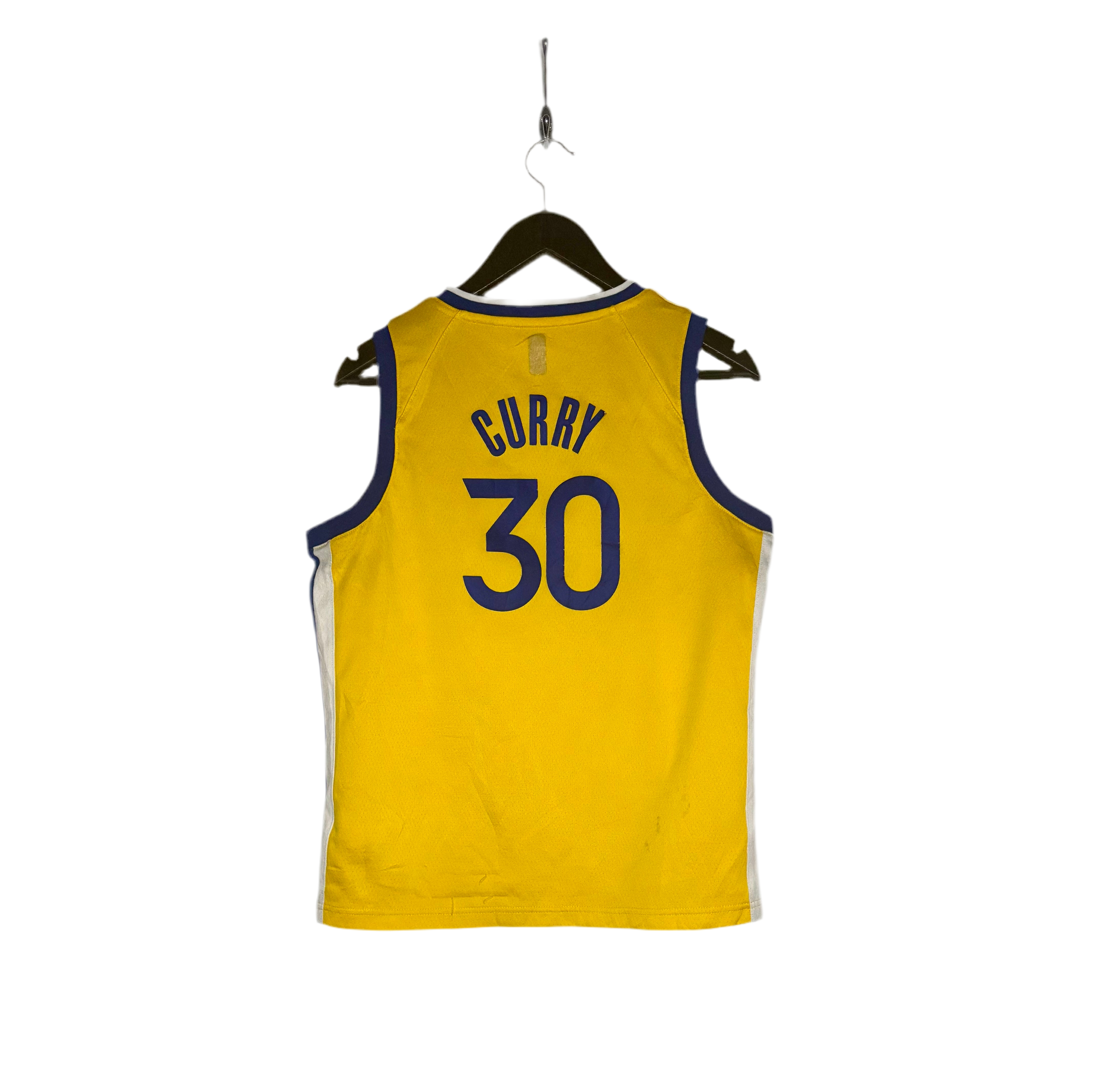 Nike NBA Golden State Warriors Jersey #30 Steph Curry Gelb Größe L Kinder