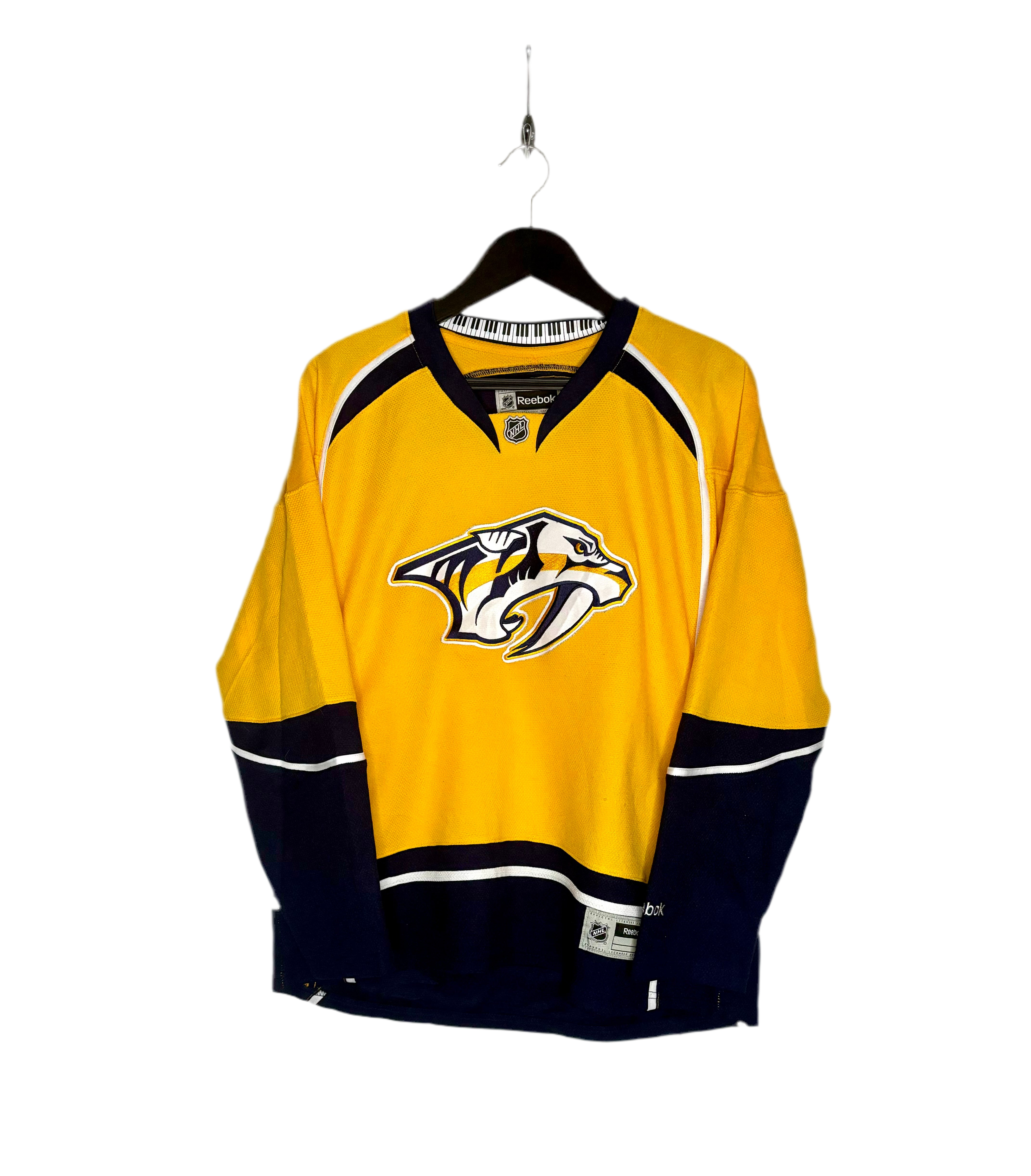 Reebok NHL Nashville Predators Jersey Gelb Größe XL Damen