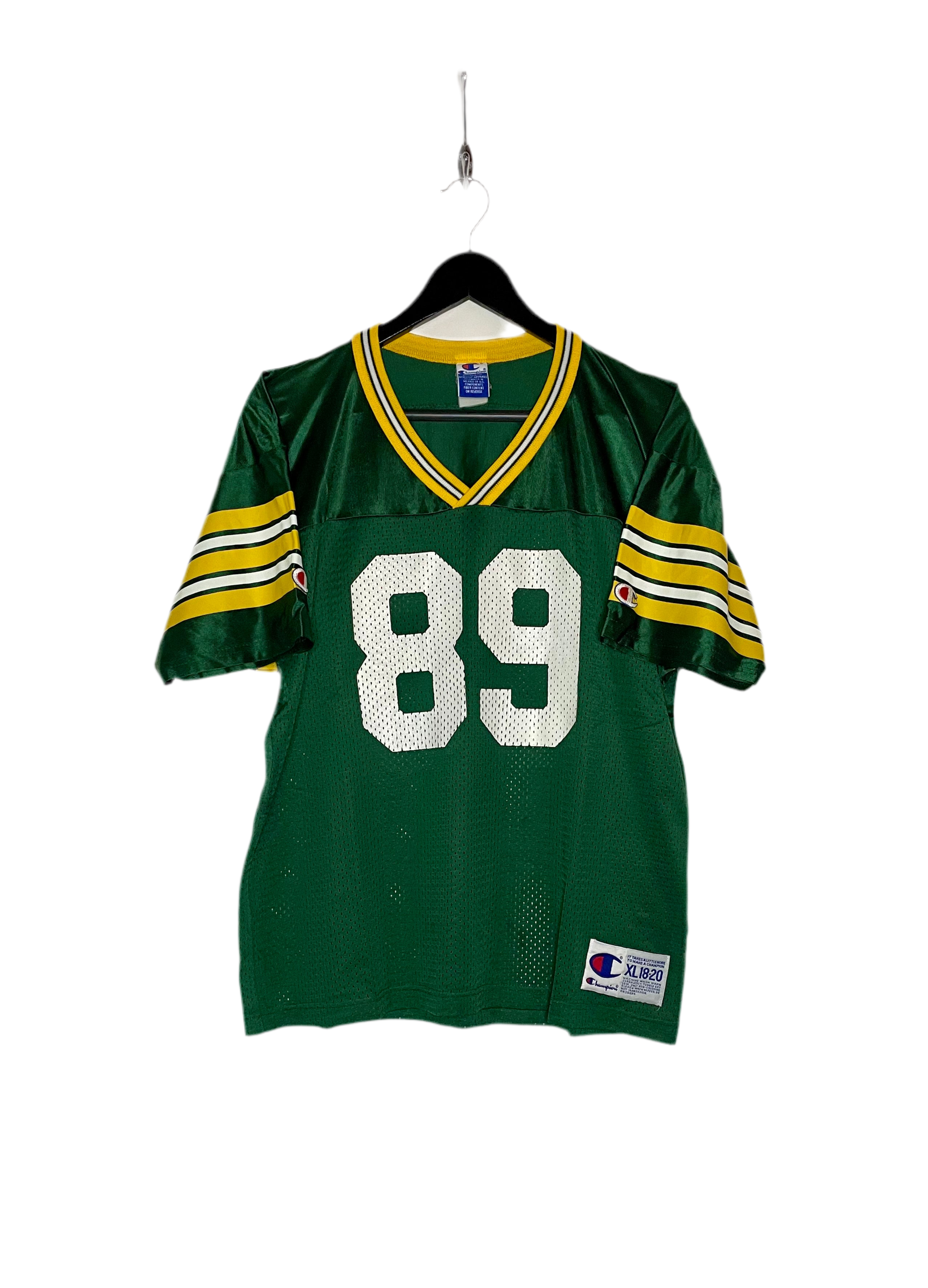 Champion Green Bay Packers Jersey #89 Mark Chmura Grün Größe XL Kinder