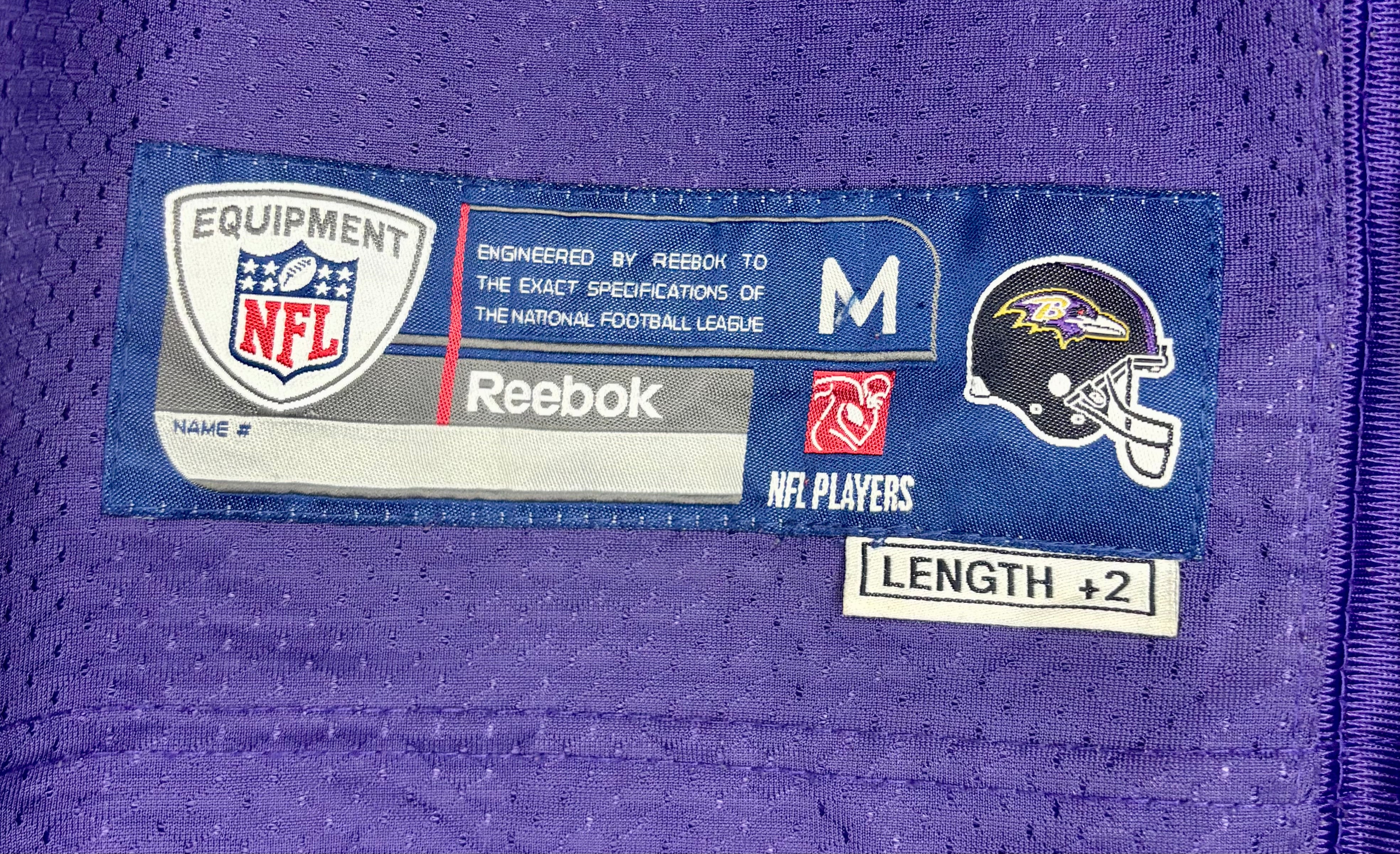 Reebok NFL OnField Baltimore Ravens Jersey #81 Anquan Boldin Lila Größe M