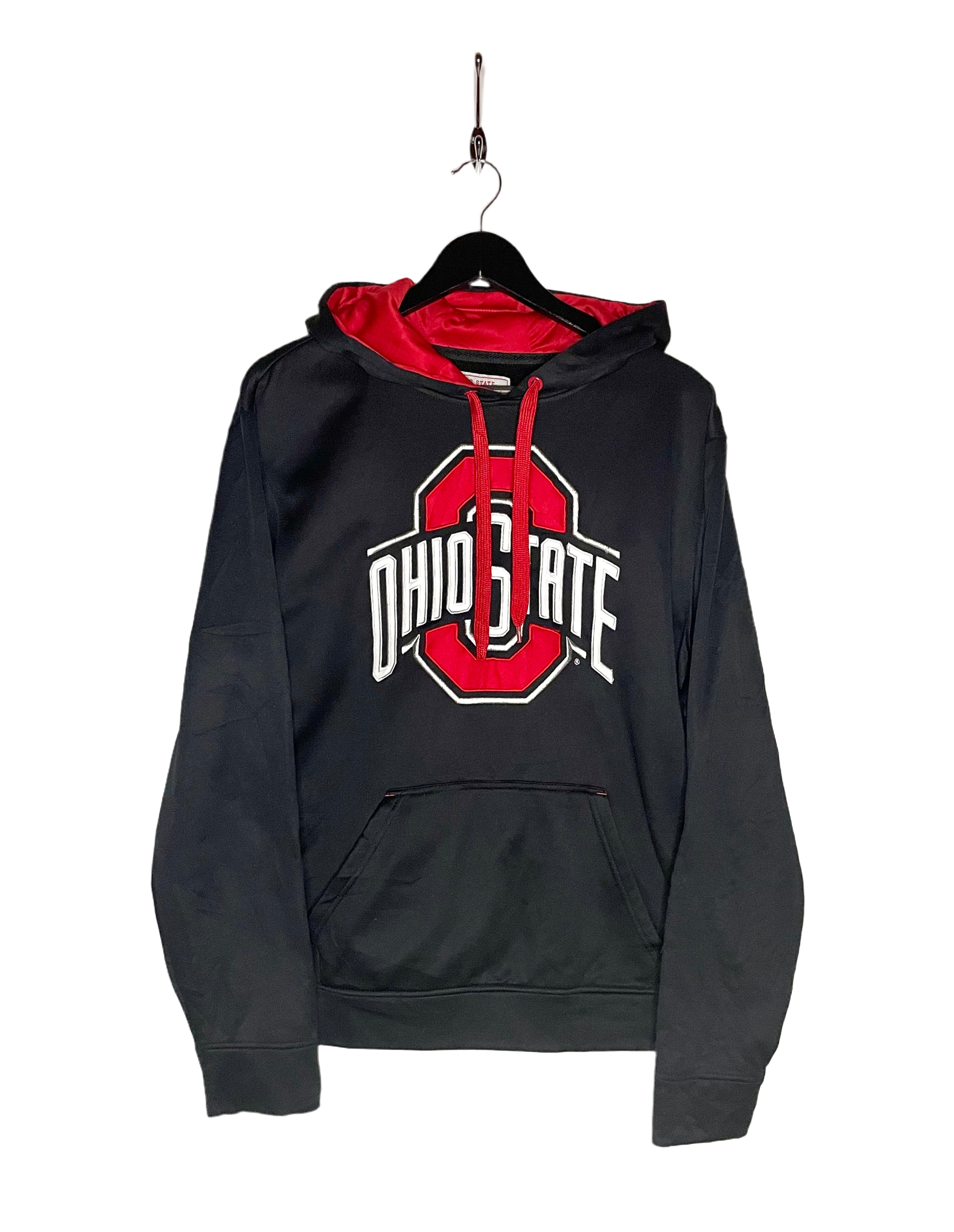 Ohio State Varsity Hoodie Black/Red Size L 