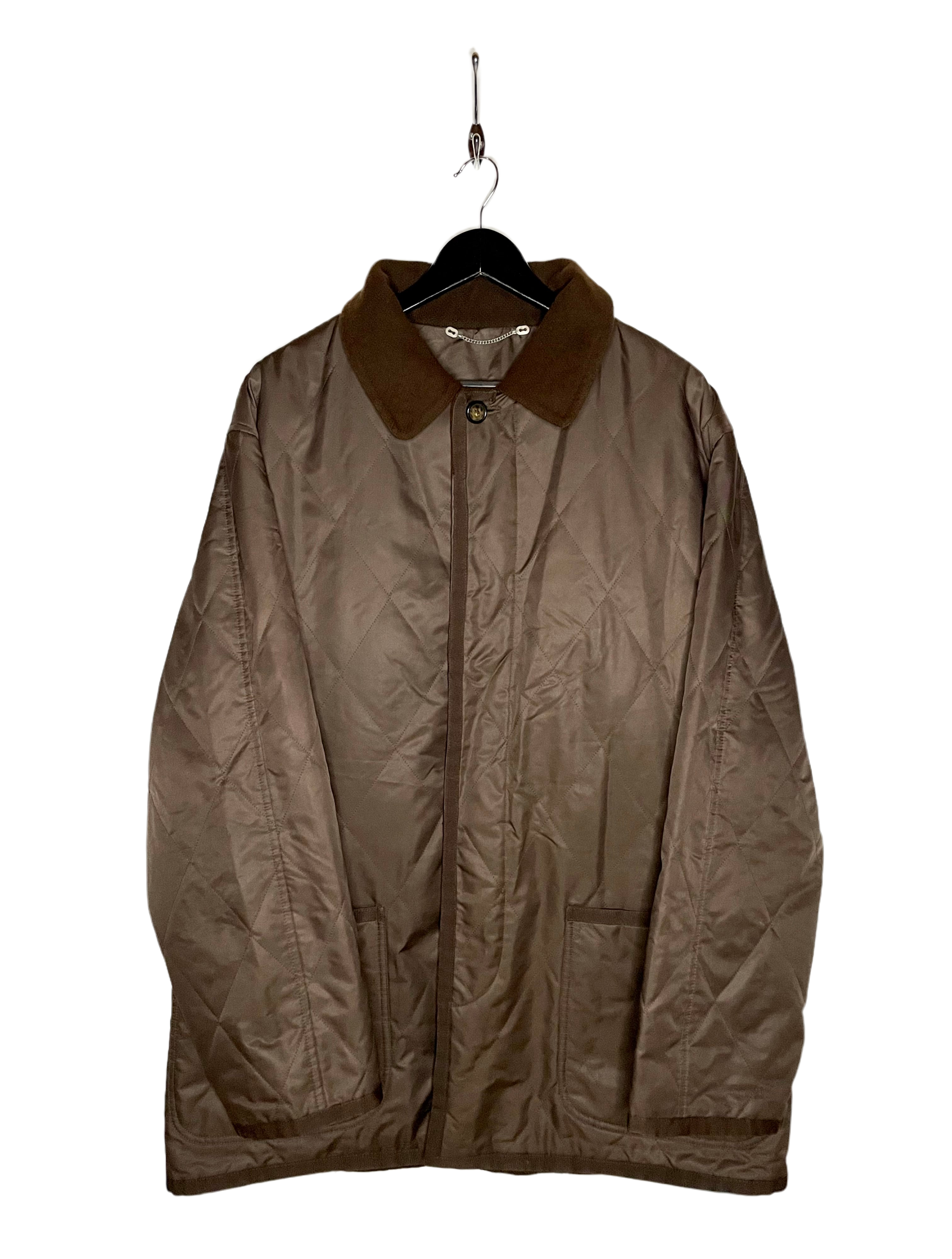 YSL winter coat brown size XL