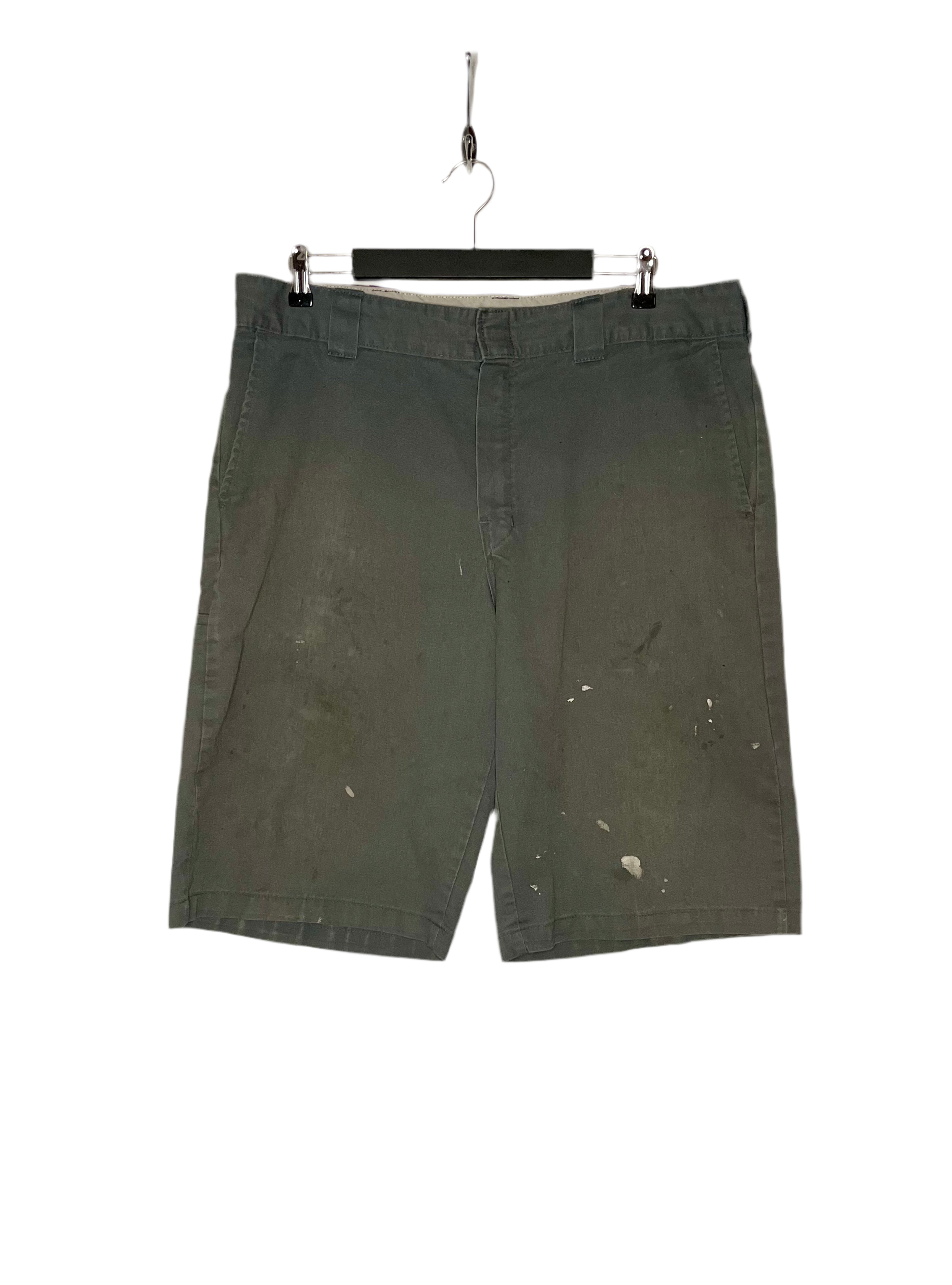 Dickies Vintage Work Shorts Relaxed Fit Dunkelgrau Größe 38