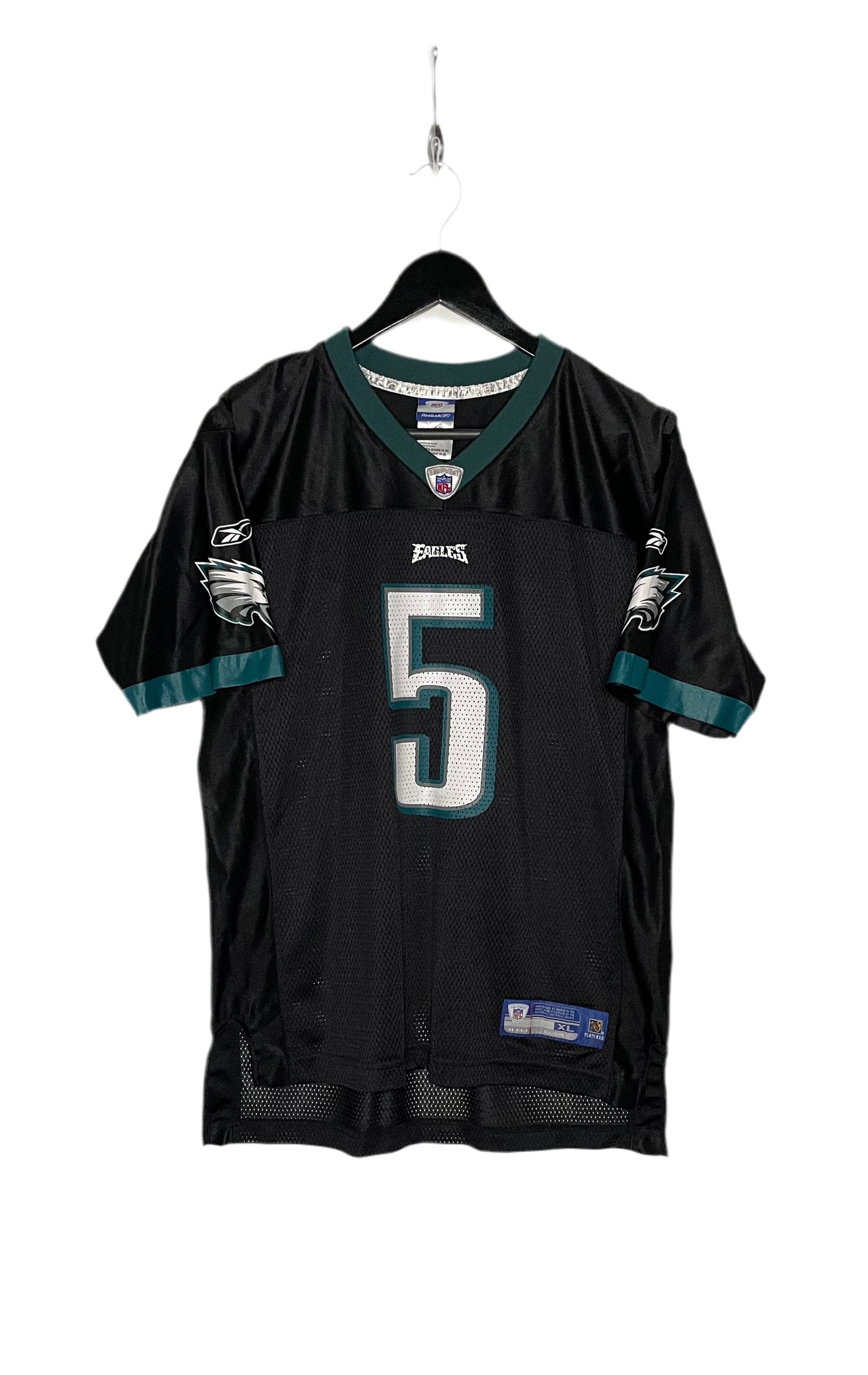 Reebok Jersey Philadelphia Eagles #5 Donovan McNabb Schwarz Größe XL Kinder