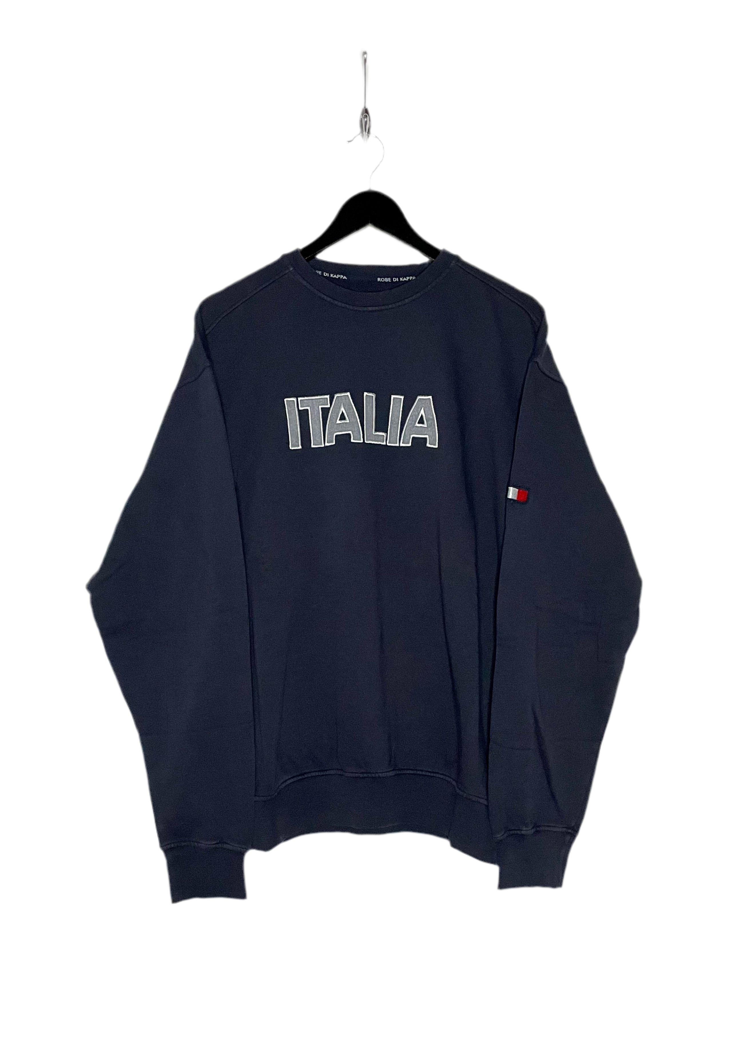 Kappa Sweater Deadstock Italia Blau Größe XL