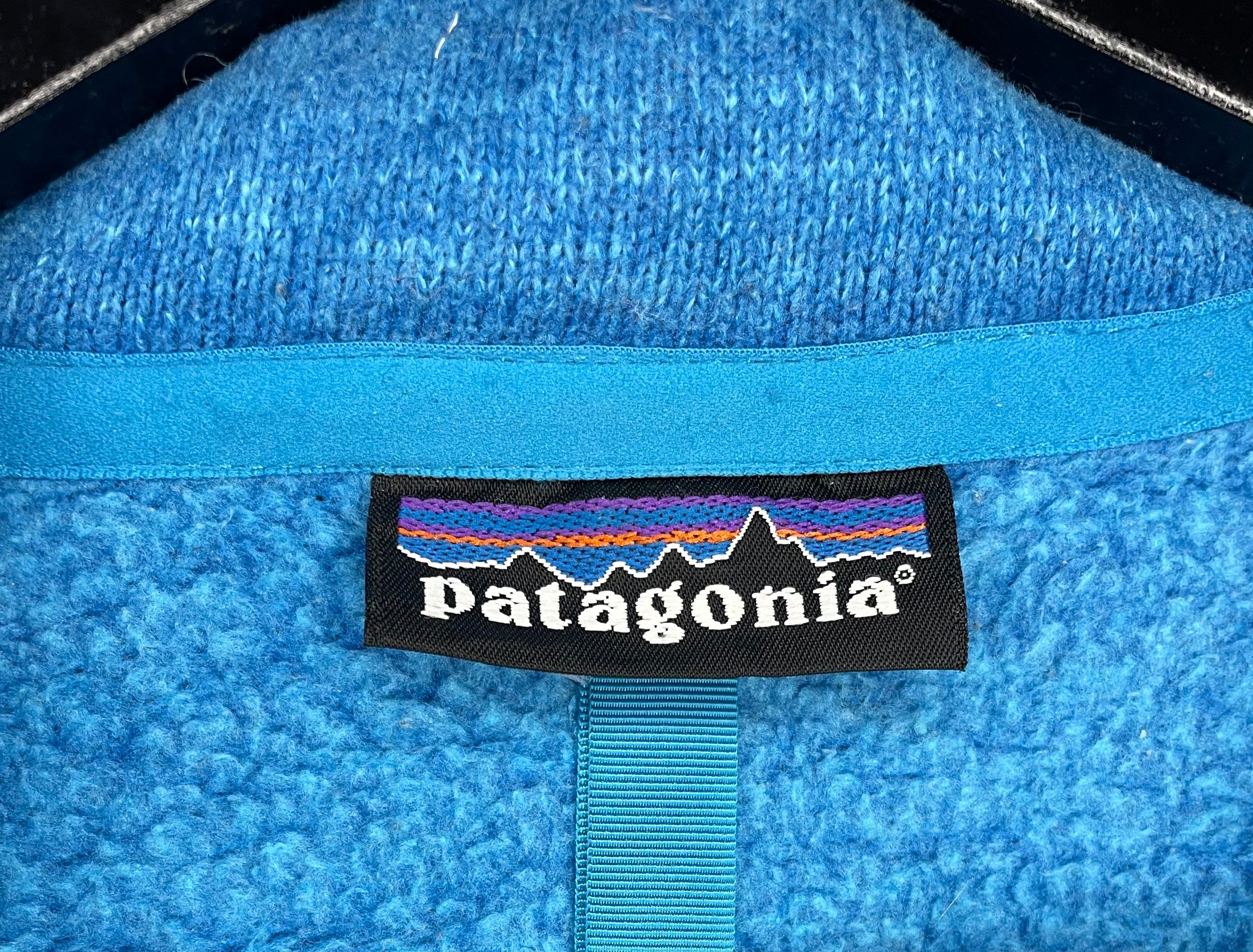 Patagonia Vintage Fleece Jacket Blue Size M