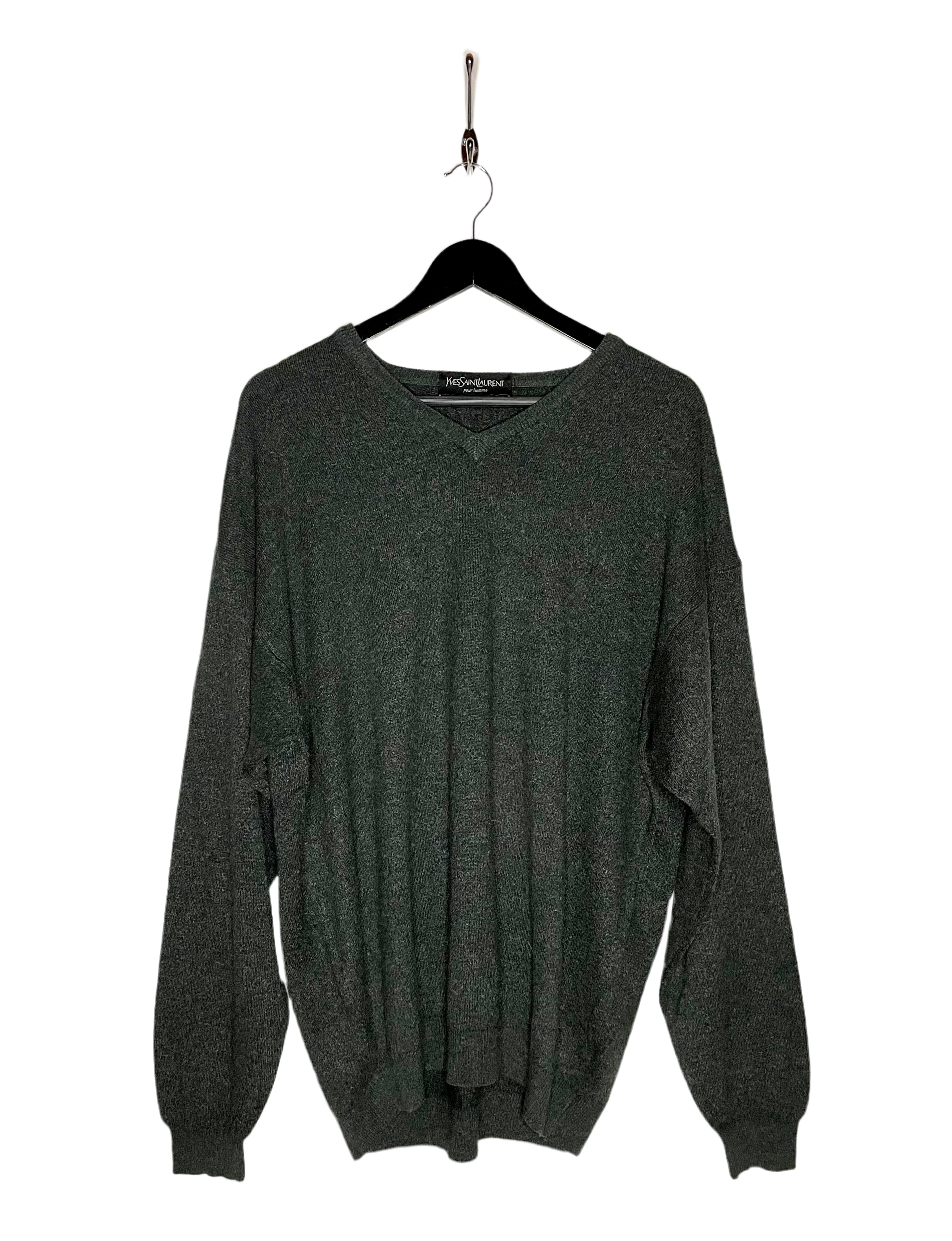 YSL Vintage Sweater Green Size XL 