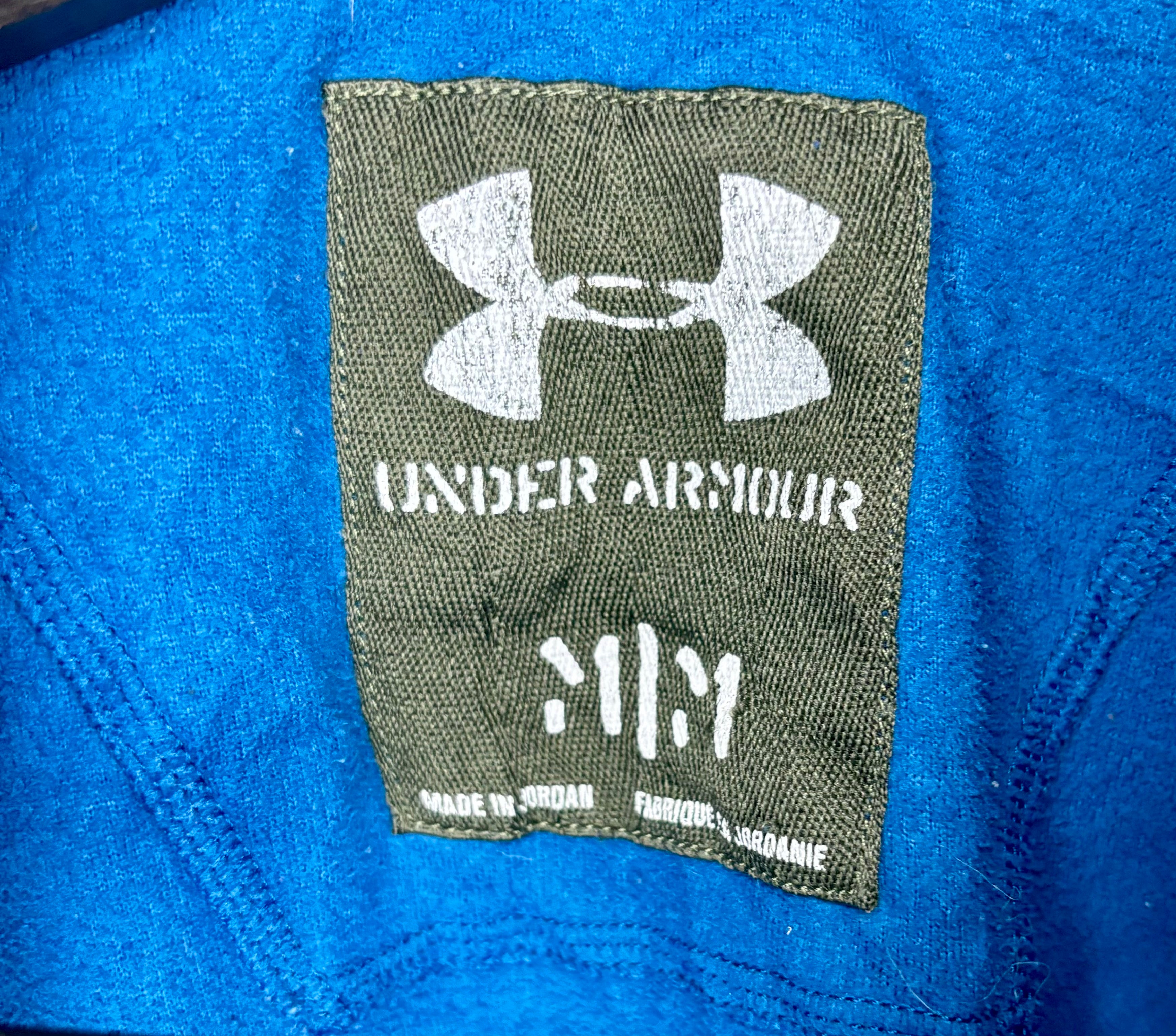 Under Armour Fleece Sweater Blau Größe M