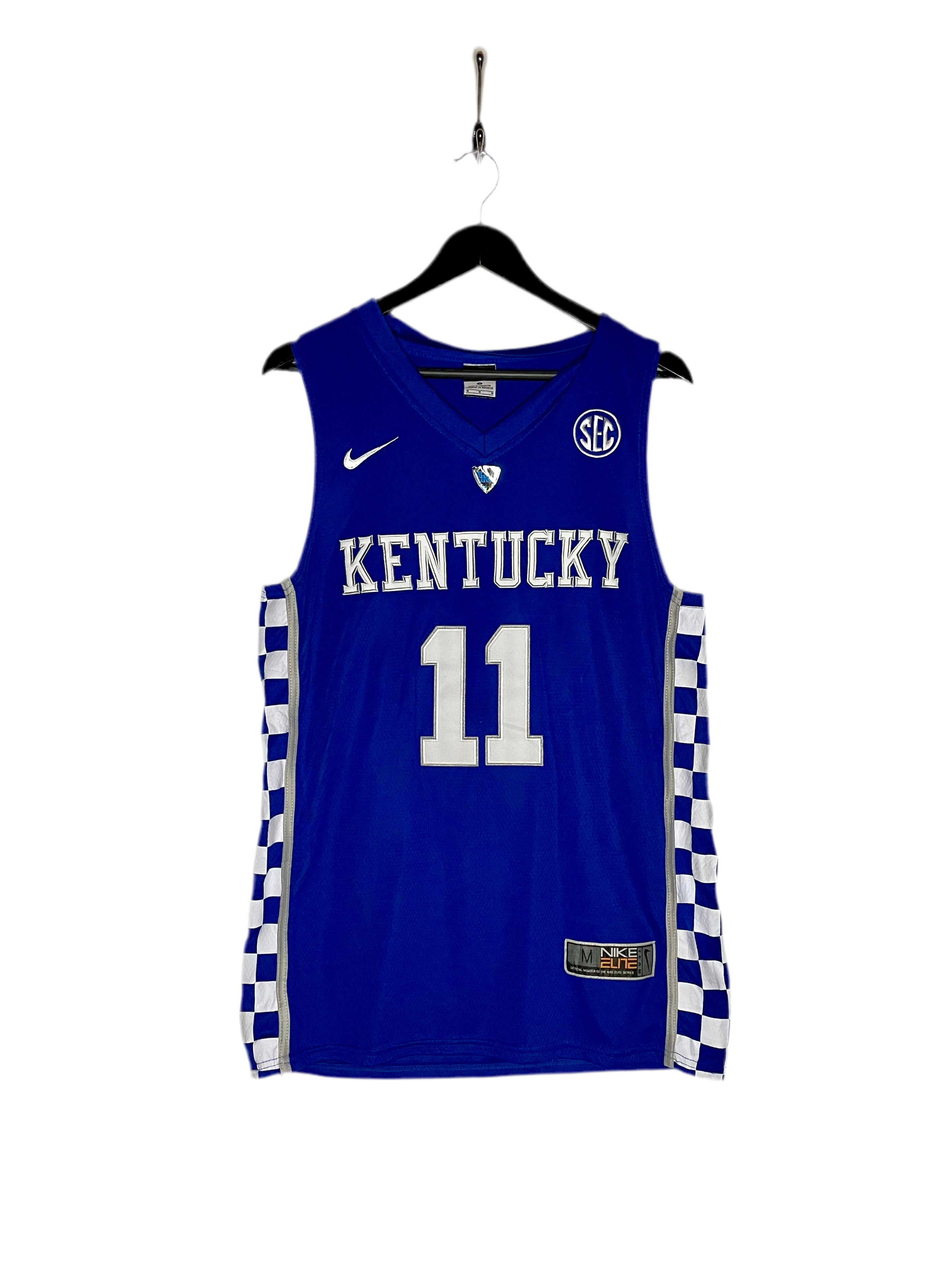 Nike Basketball Jersey University of Kentucky #11 Allen Blau Größe M