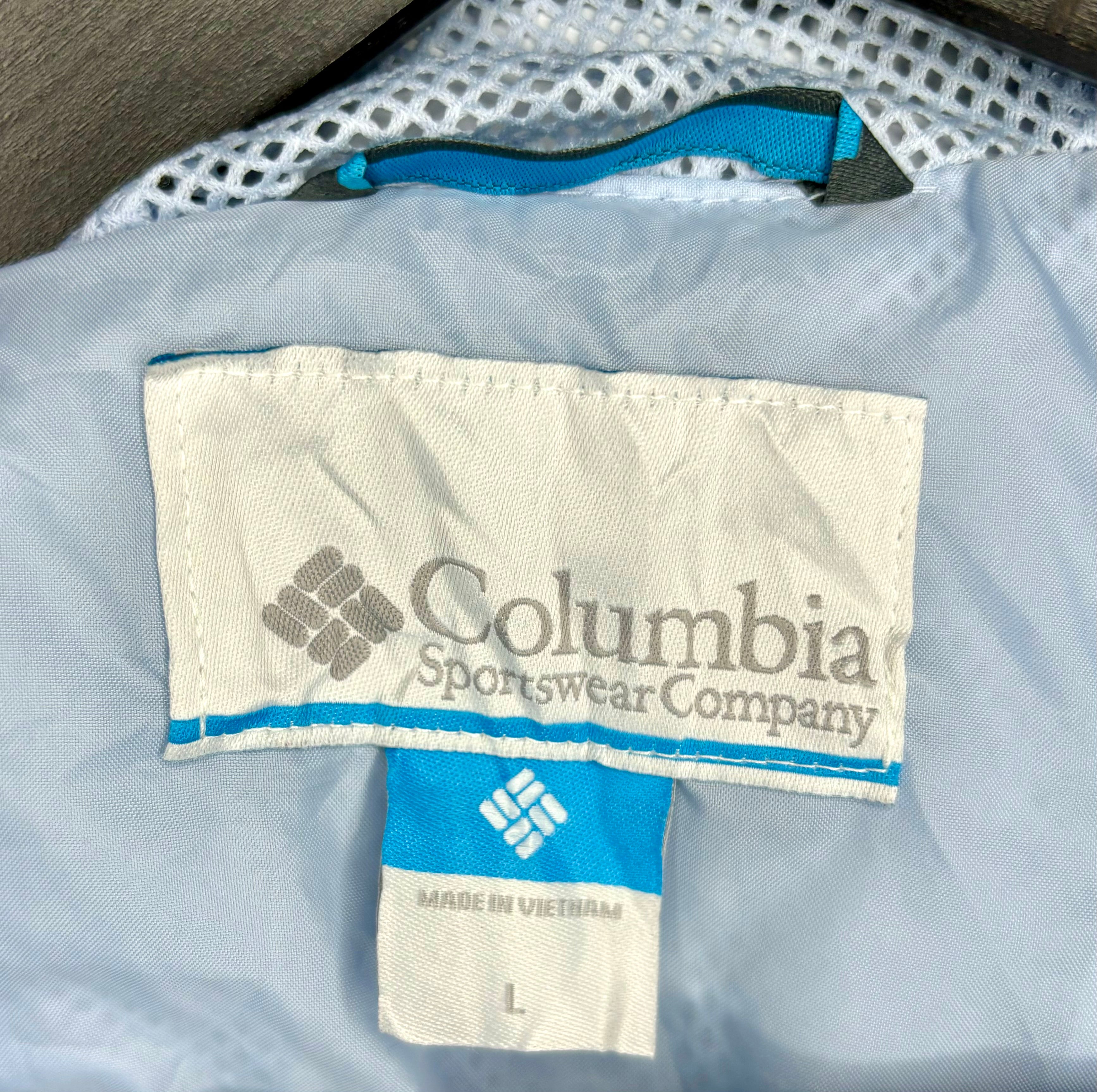 Columbia Vintage Regenjacke Blau Größe L