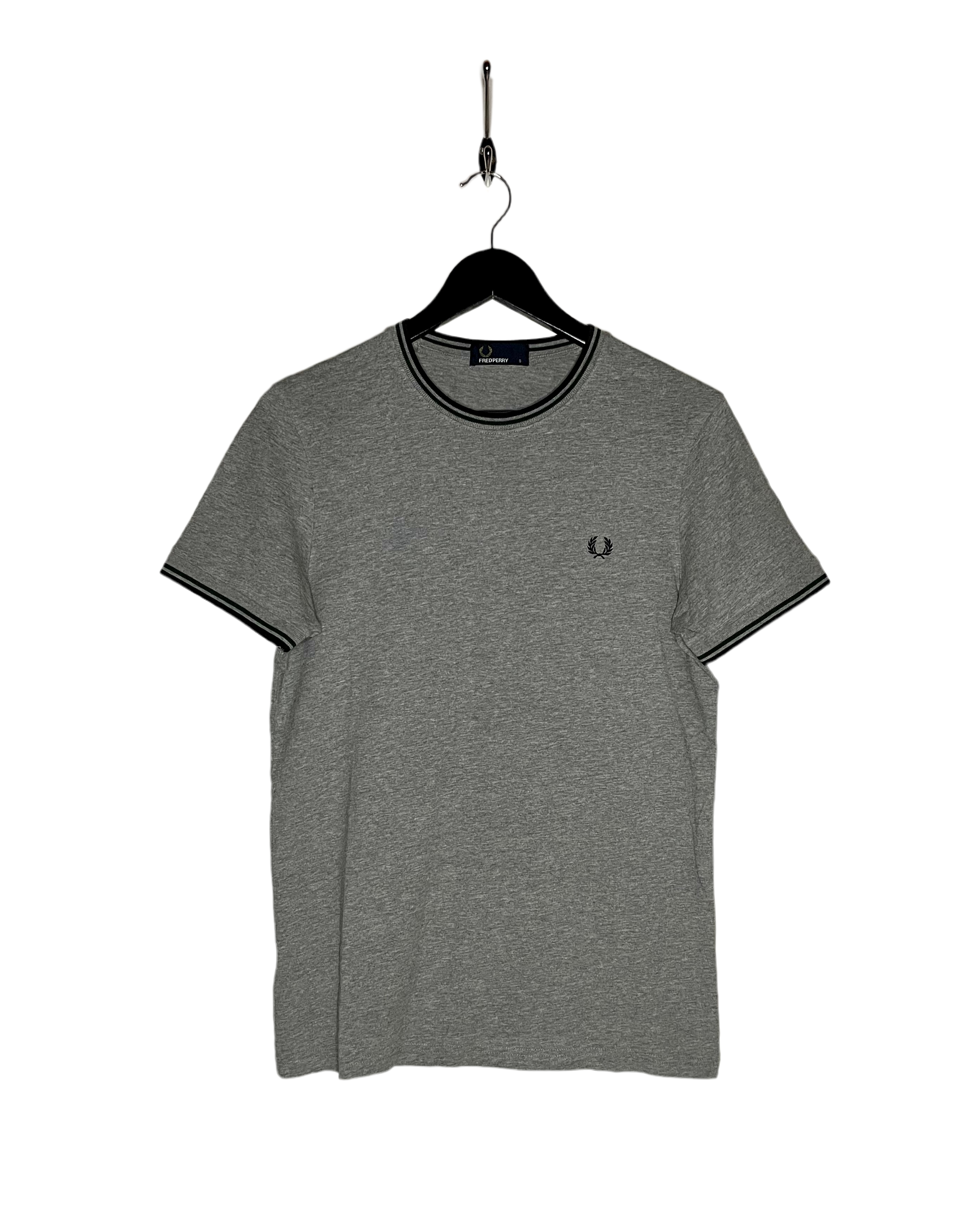 Fred Perry T-Shirt Grau Größe S