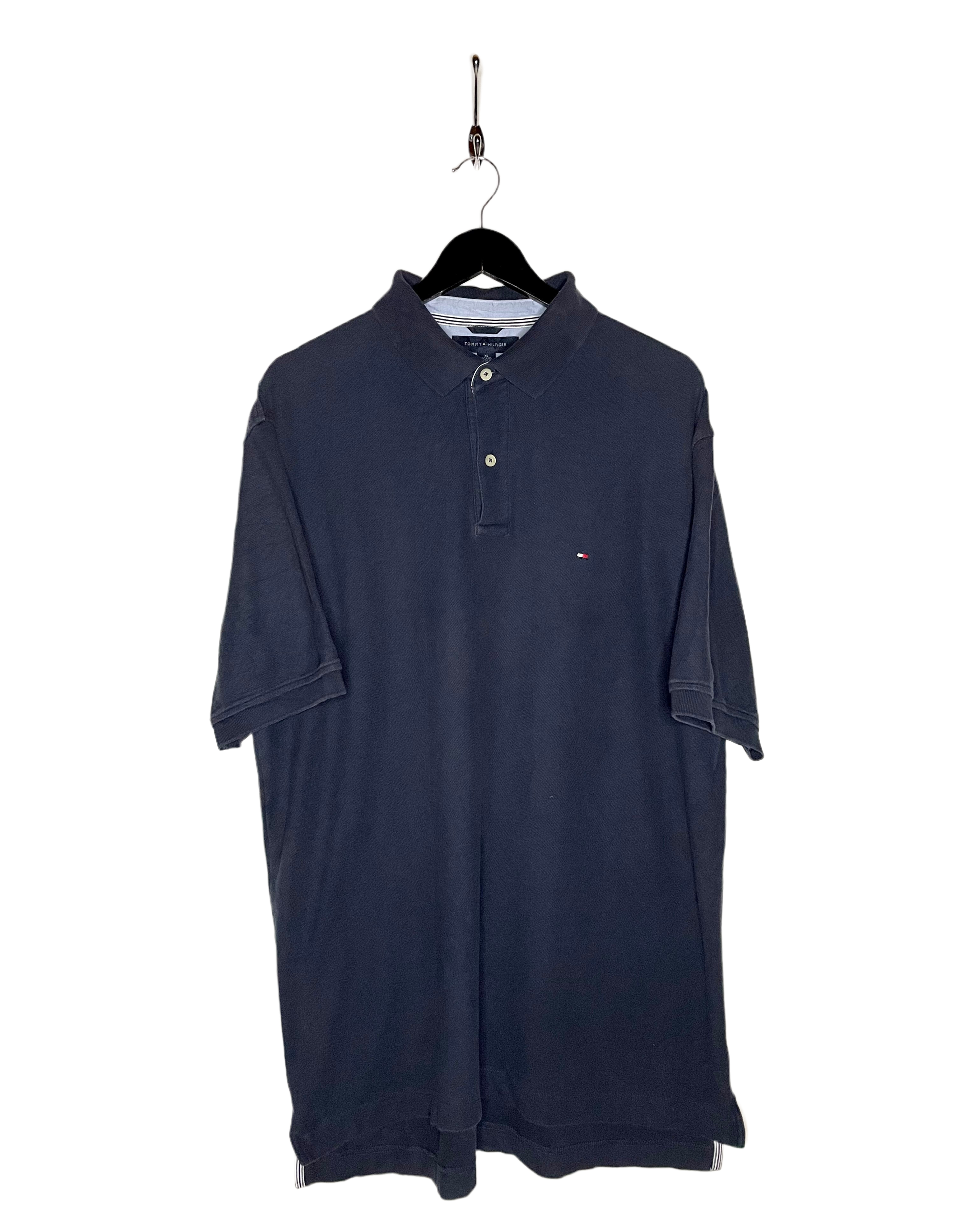 Polo Tommy Hilfiger azul oscuro talla XL 