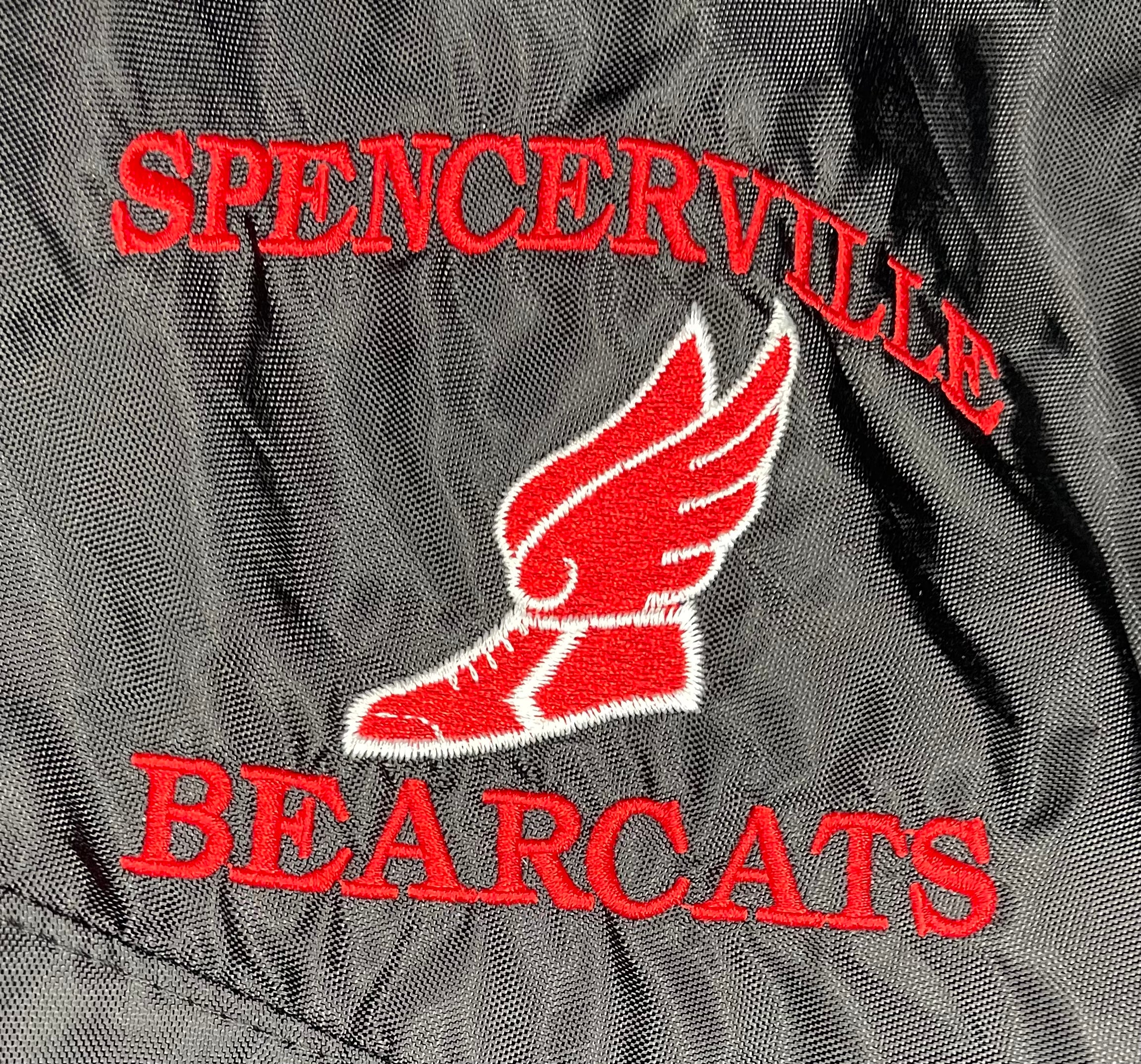 Birdie Spencerville Bearcats Regenjacke Schwarz Größe M