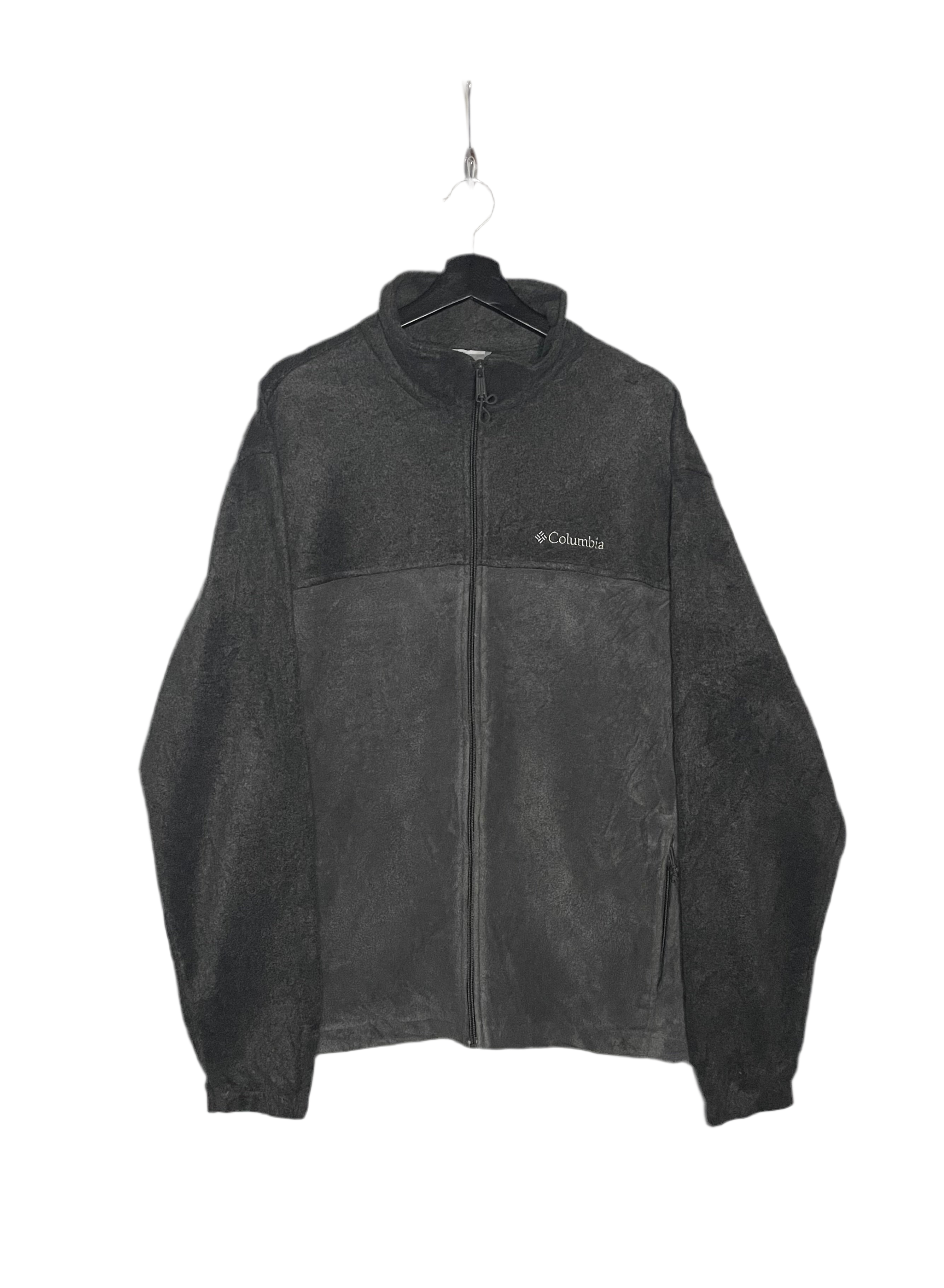Columbia Vintage Fleece Jacke Grau Größe XL