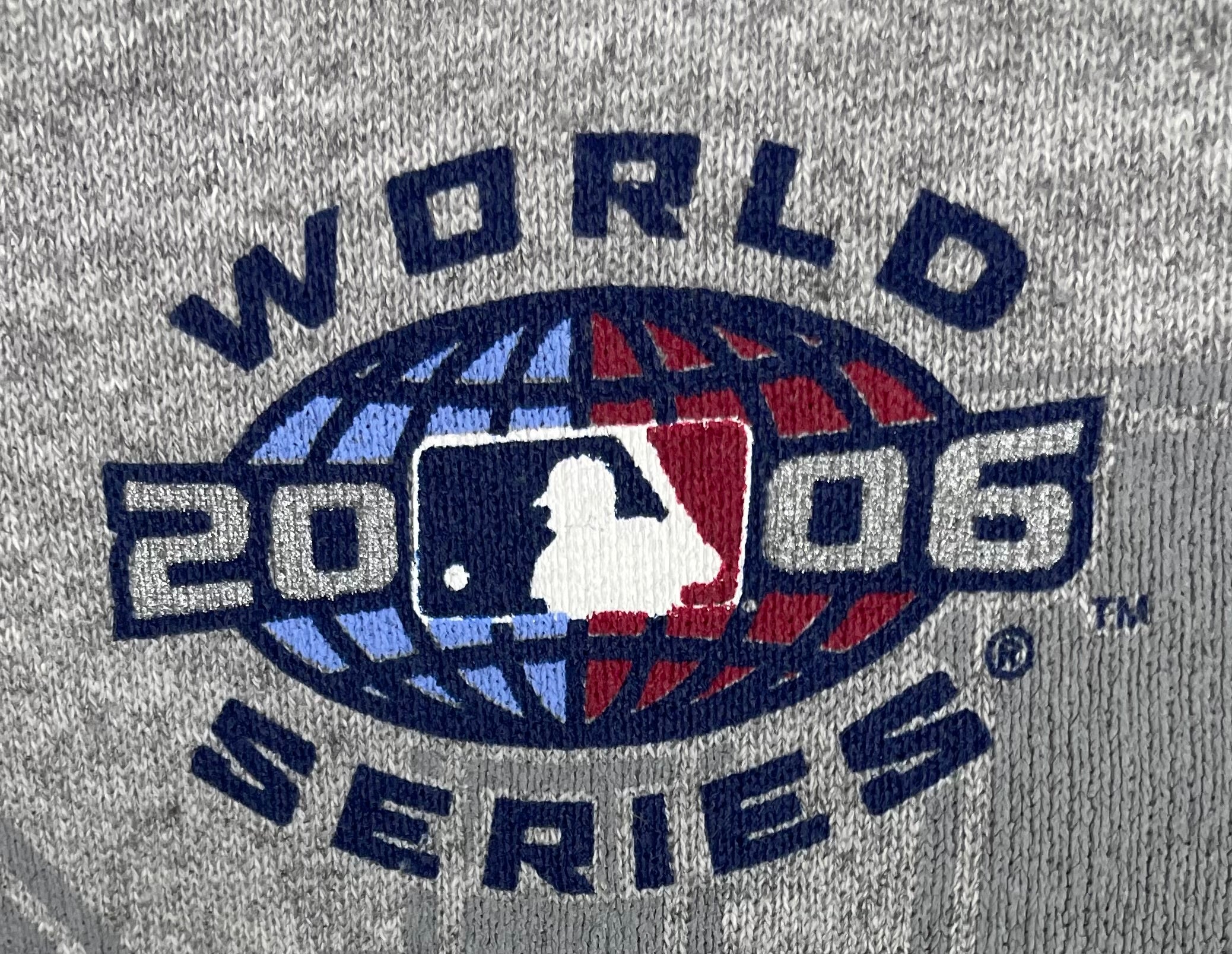 LEE Vintage Sweater World Series 2006 NY Yankees Grau Größe L