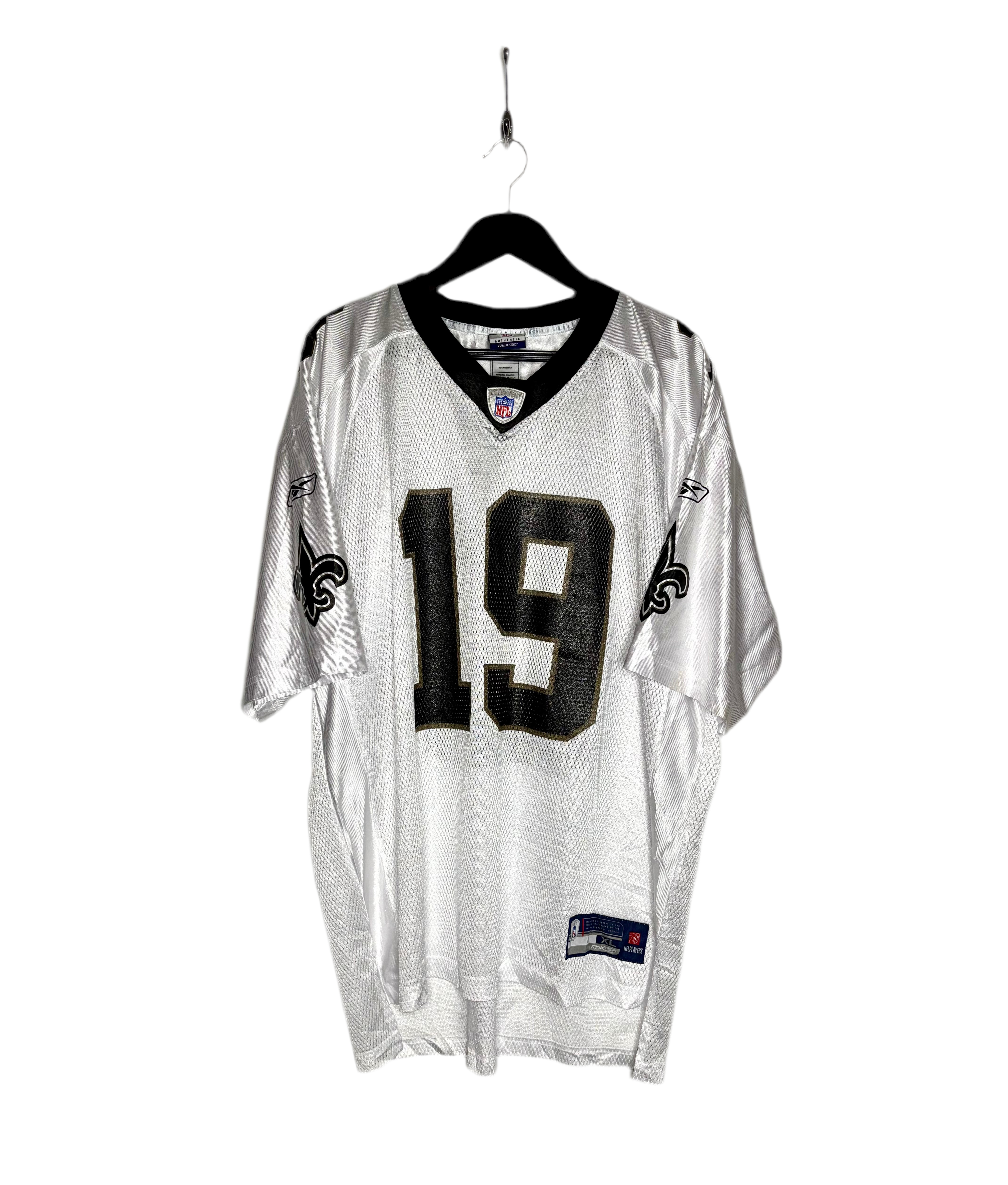 Reebok Vintage New Orleans Saints Jersey #19 Devery Henderson Weiß Größe XL