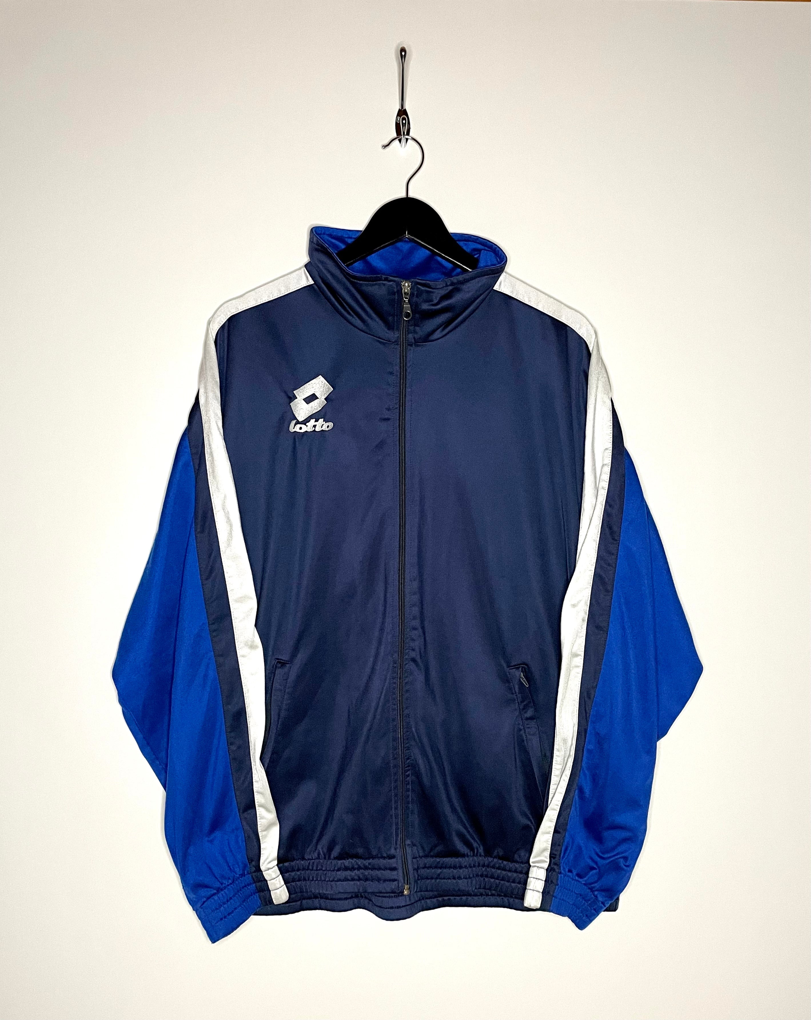 Lotto Vintage Training Jacket Blue Size XXL