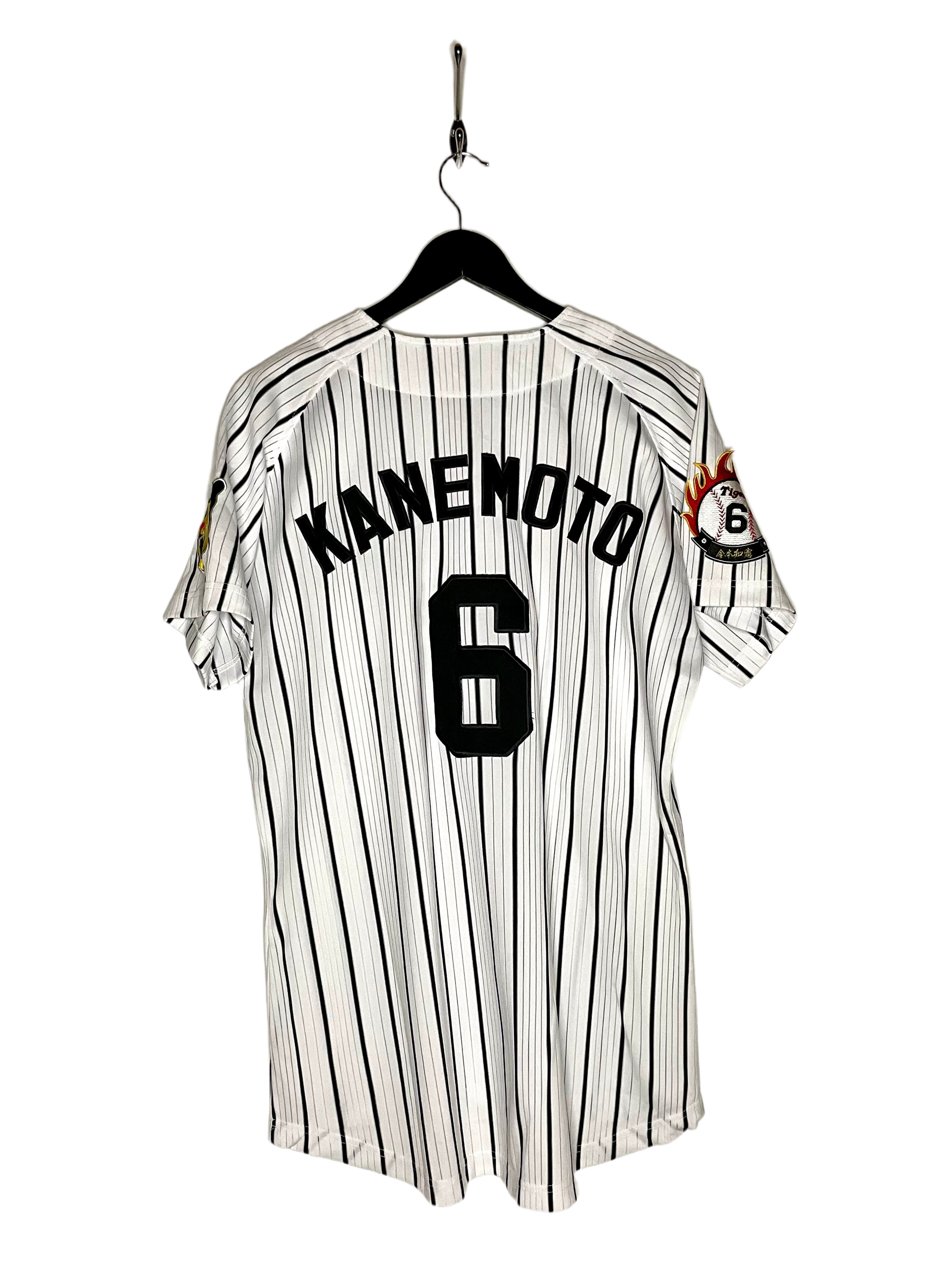 WSG Baseball Jersey Hanshin Tigers #6 Tomoaki Kanemoto Weiß Größe XL