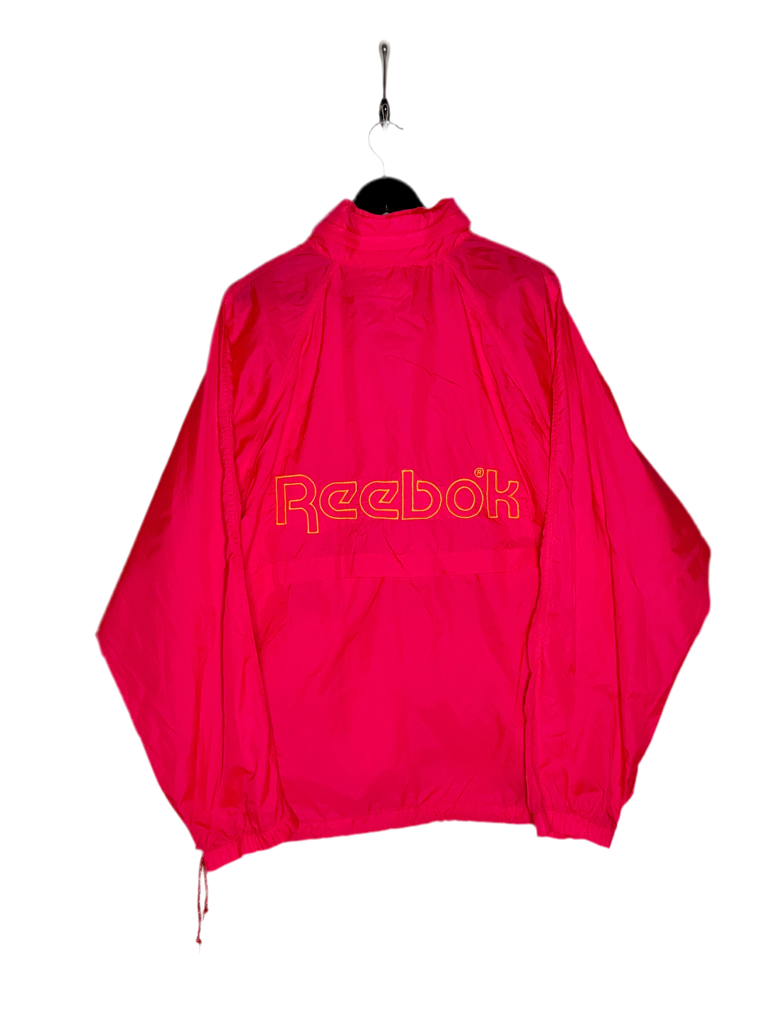 Reebok Vintage Regenjacke Neon Pink Größe XL