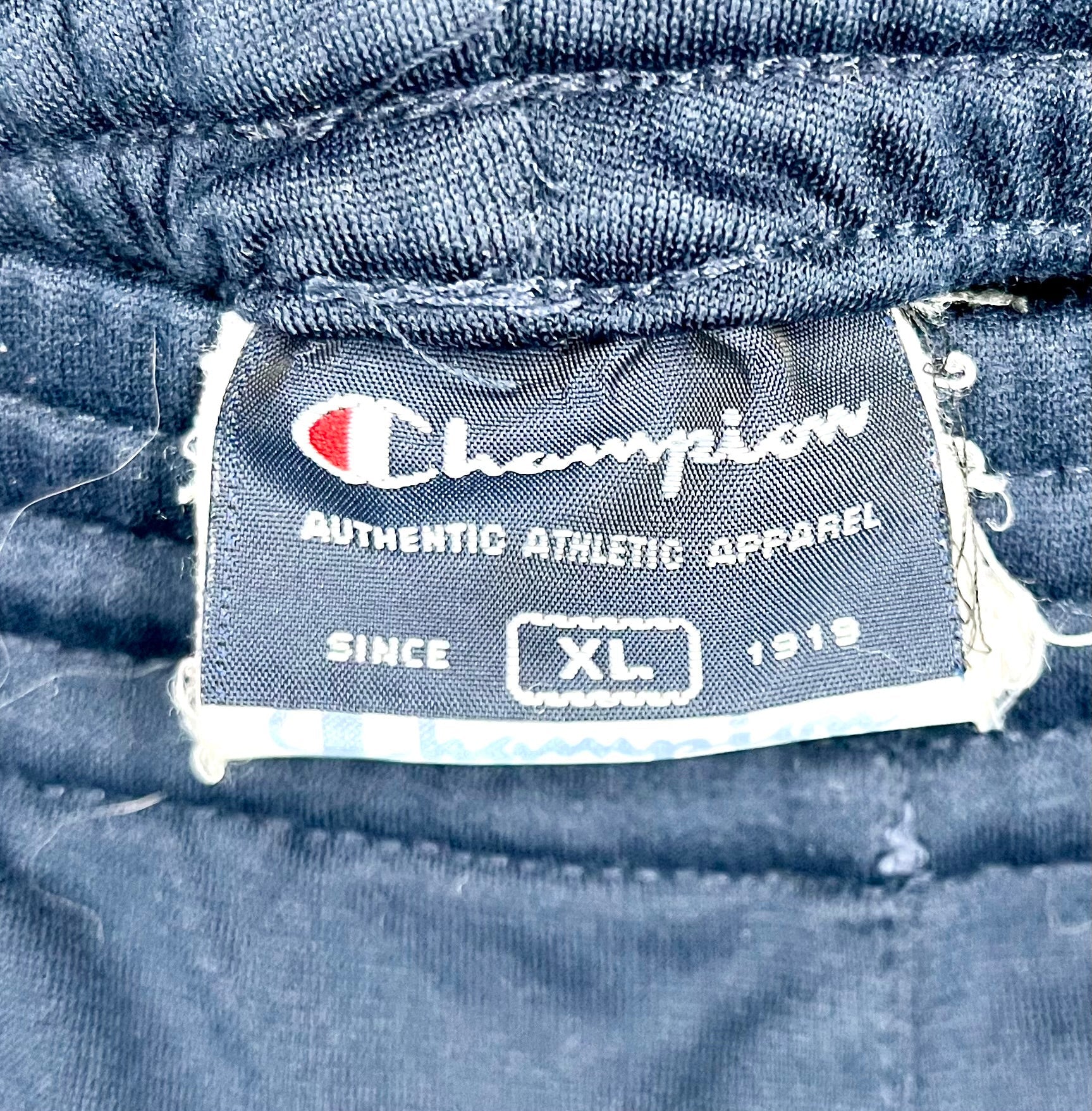 Champion Vintage Track Pants Blue Size XL 