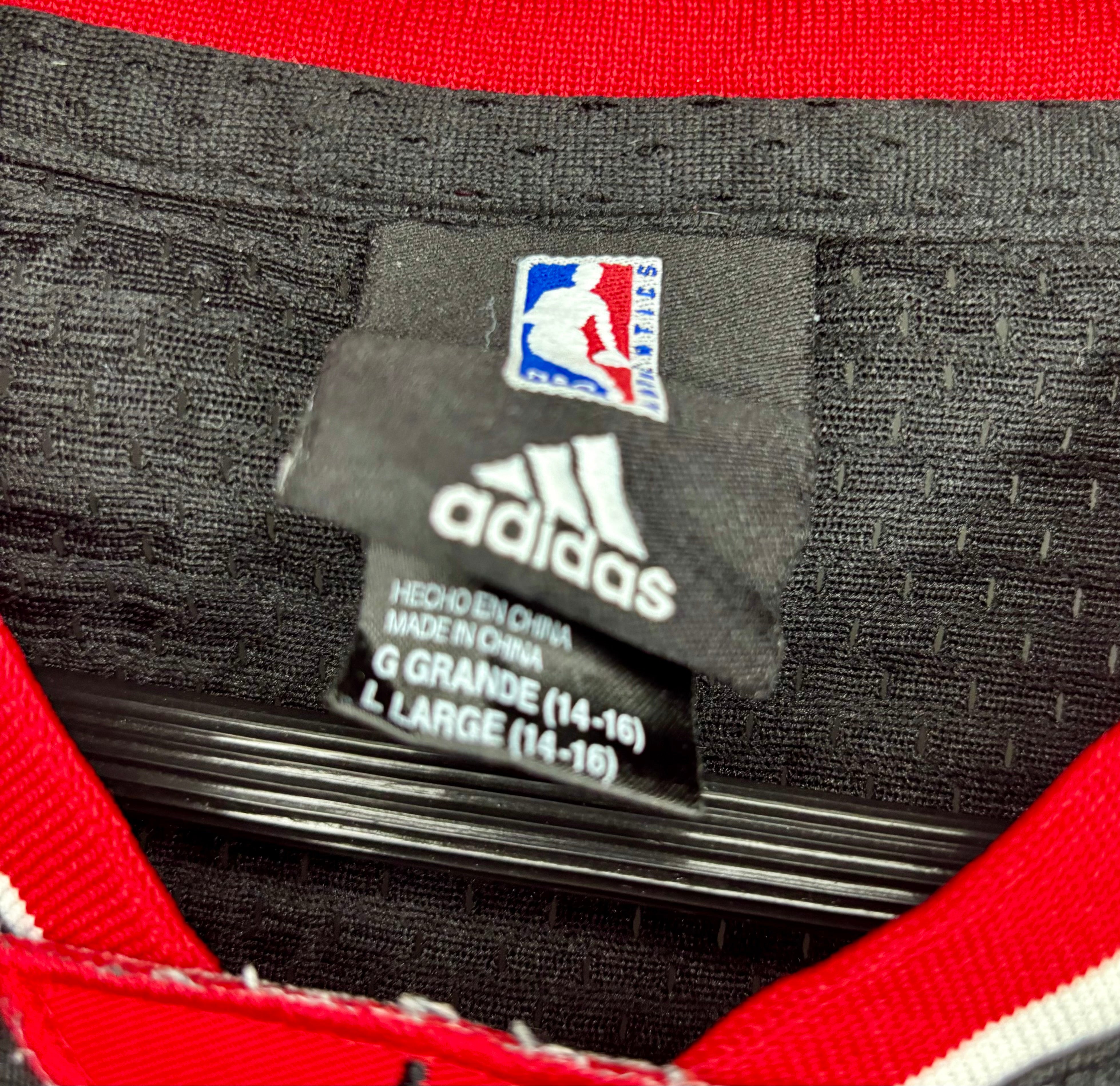 Adidas NBA Vintage Sixers Jersey #42 Elton Brand Schwarz Größe L Kinder