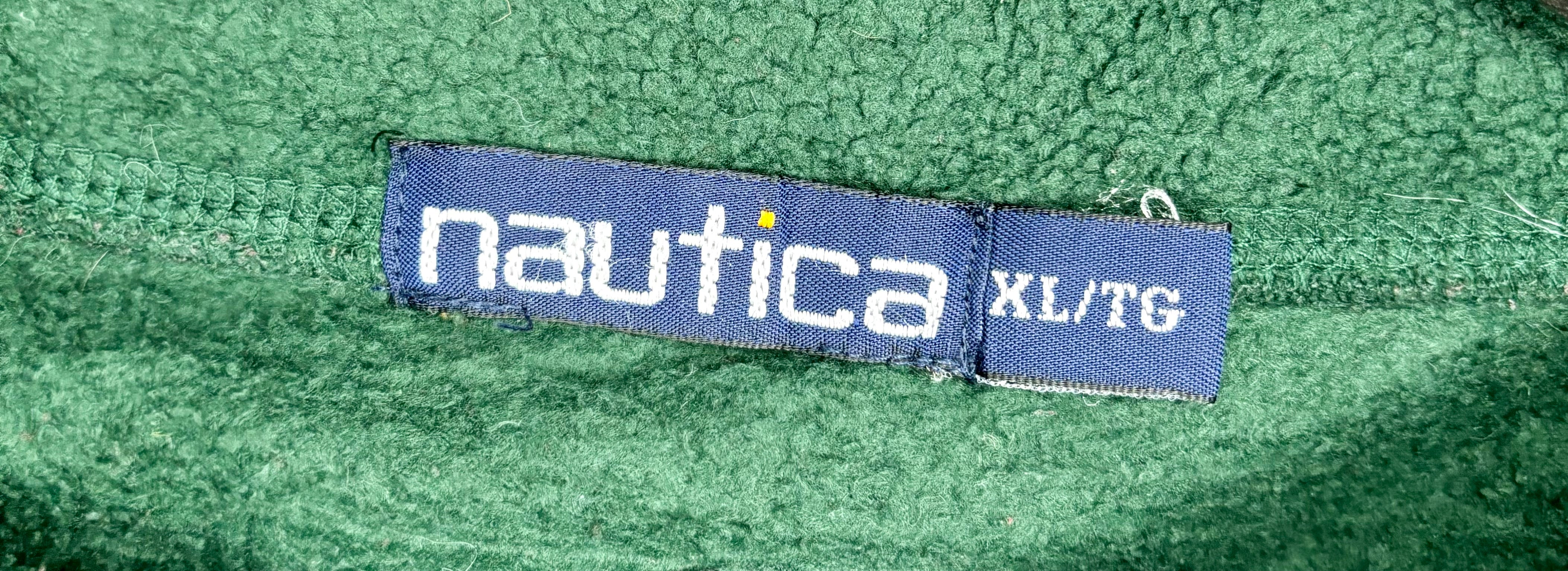 Nautica Fleece Sweater Grün Größe XL