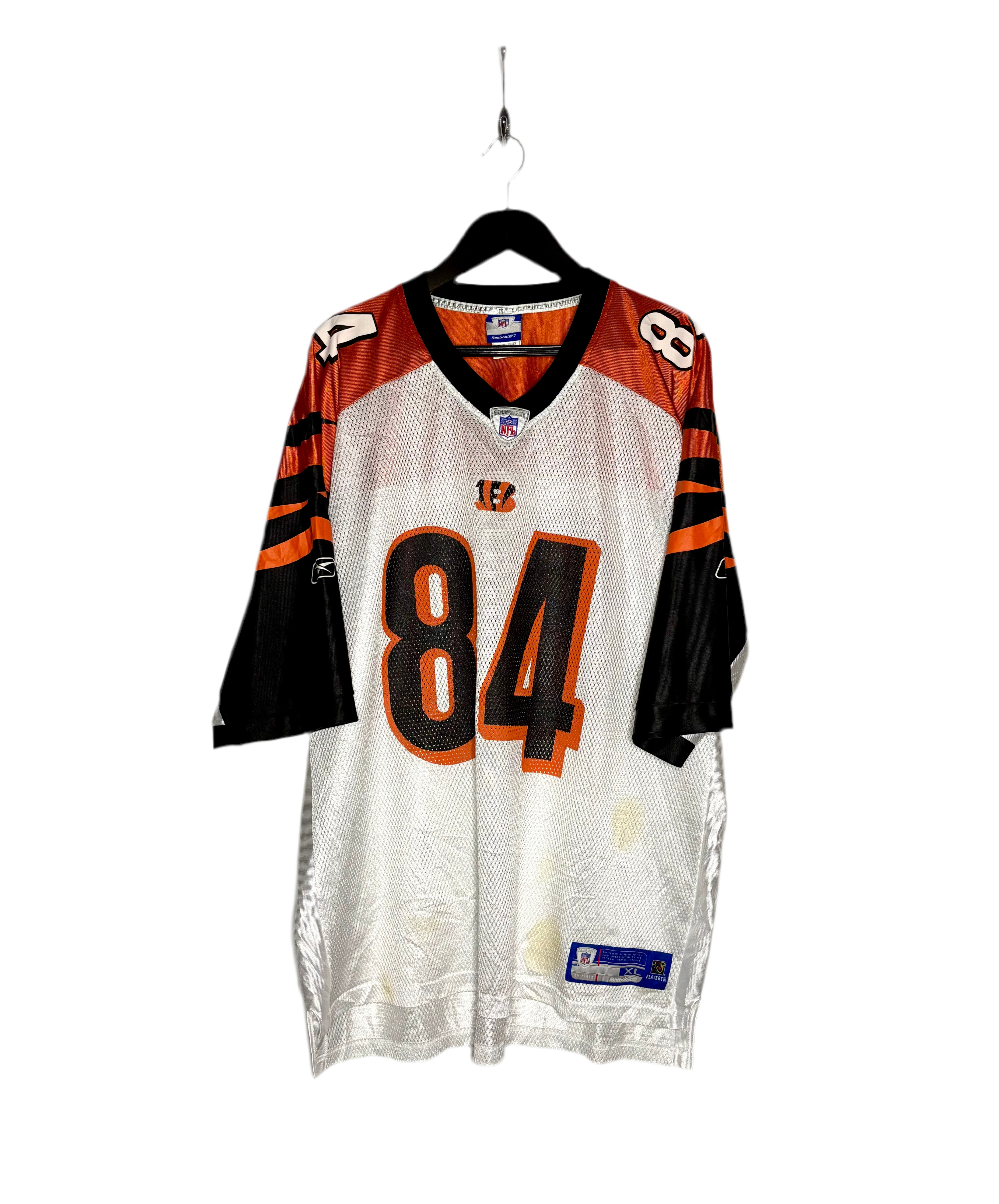 Reebok NFL Vintage Cincinnati Bengals #84 Touraj Houshmandzadeh Orange Größe XL