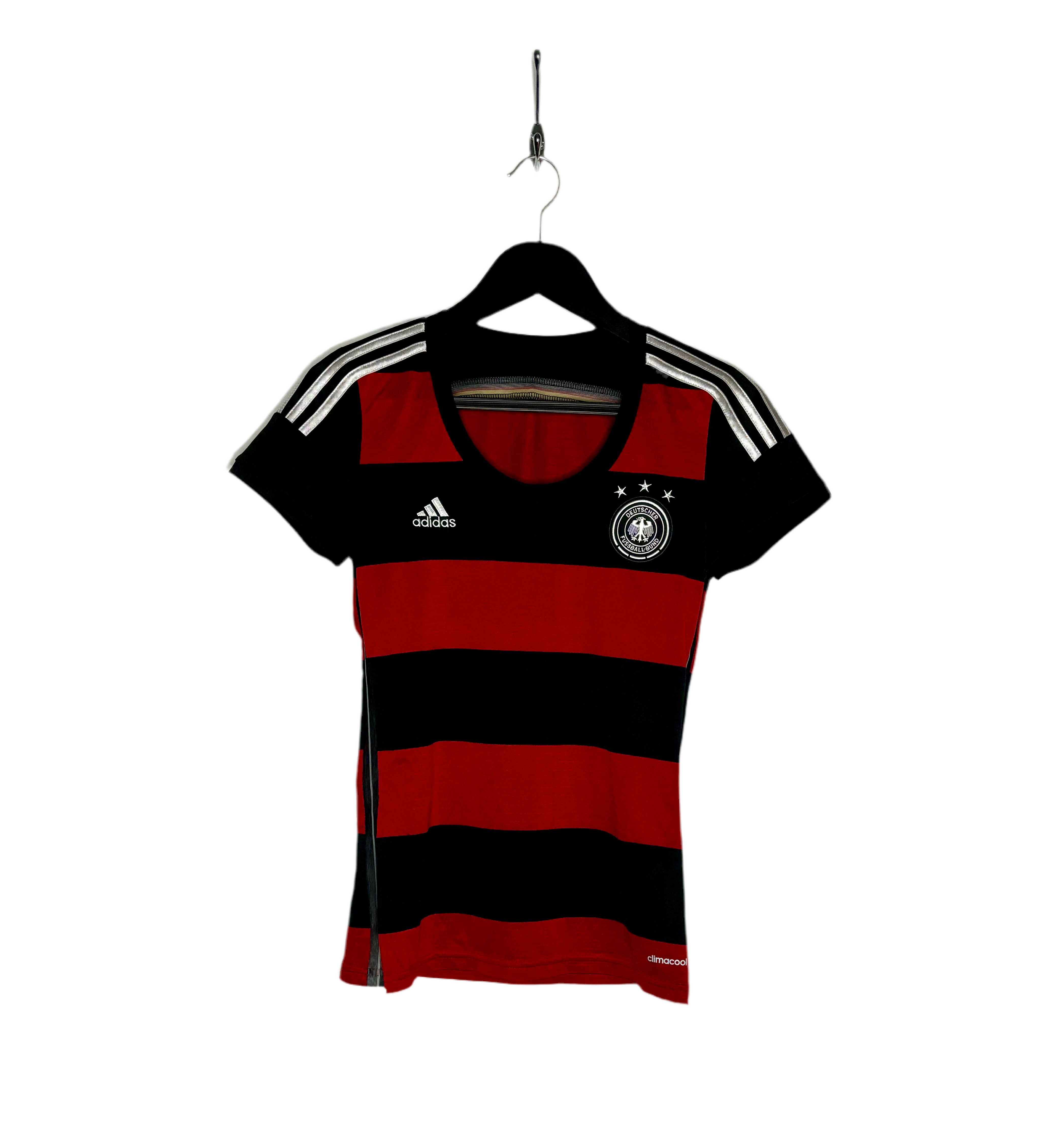 Adidas Deutschland Damen Trikot Rot/Schwarz Größe S