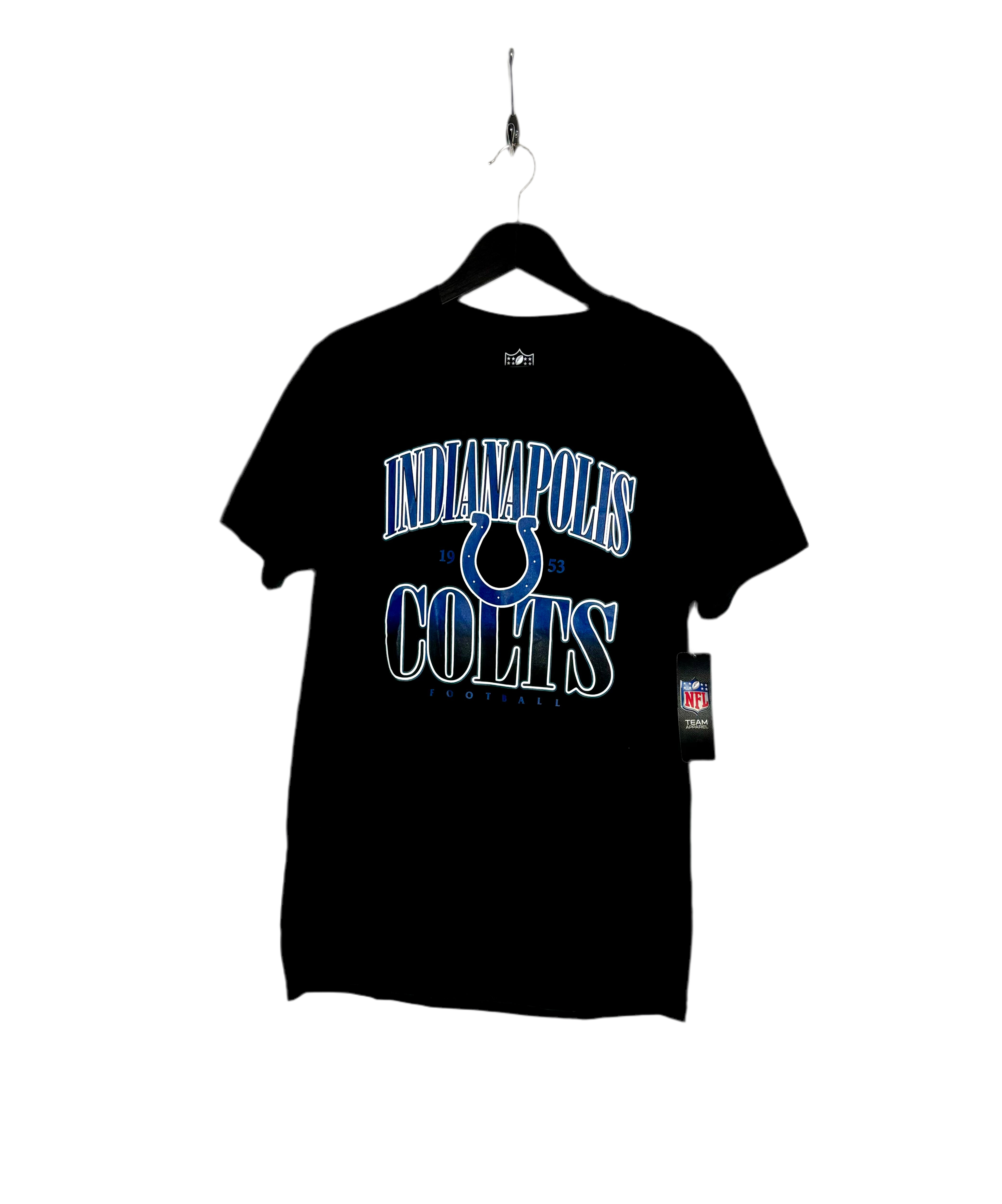 NFL Indianapolis Colts Football T-Shirt Schwarz Größe M Neu