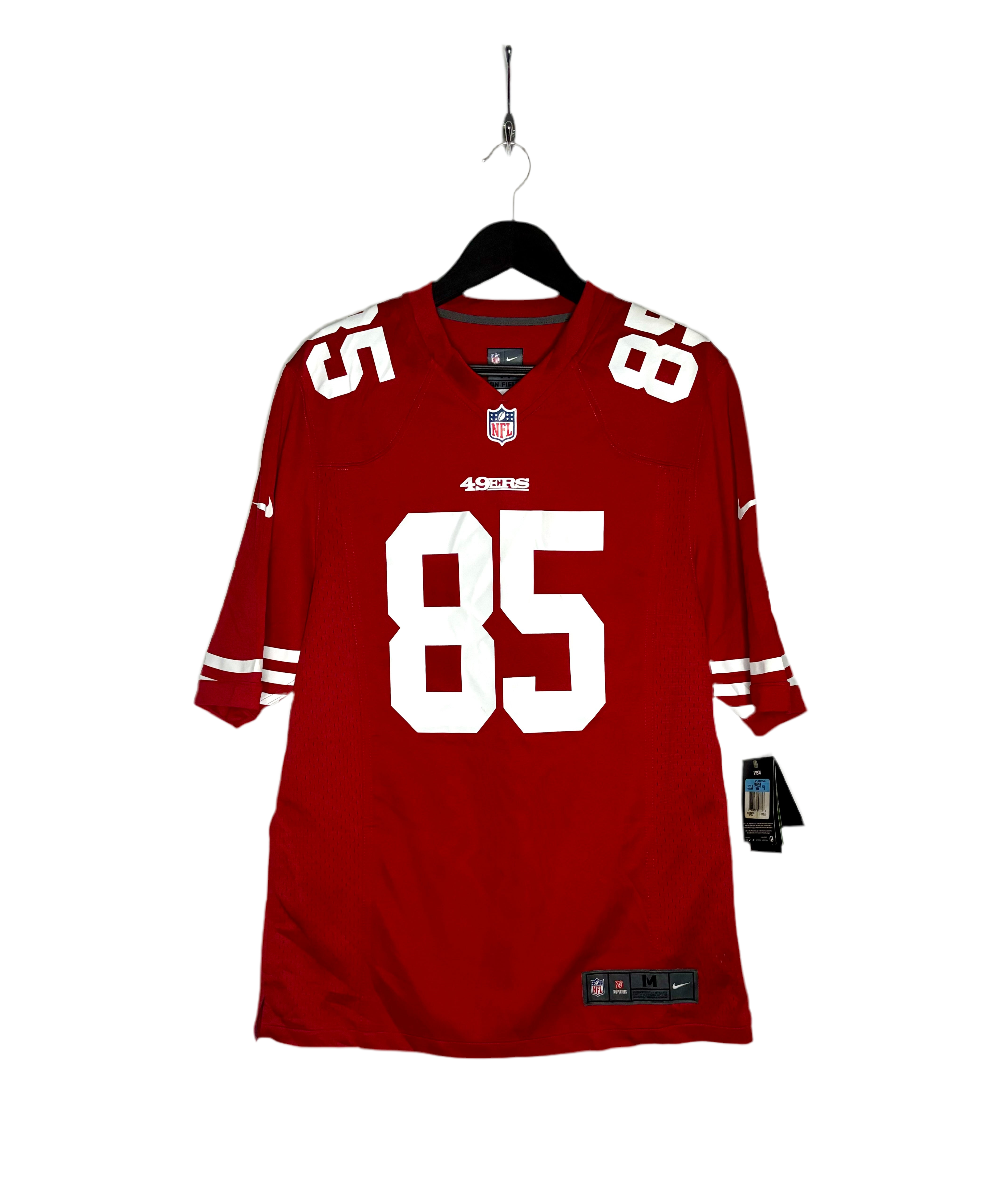 Nike San Francisco 49ers Jersey #85 Vernon David Rot Größe M Neu