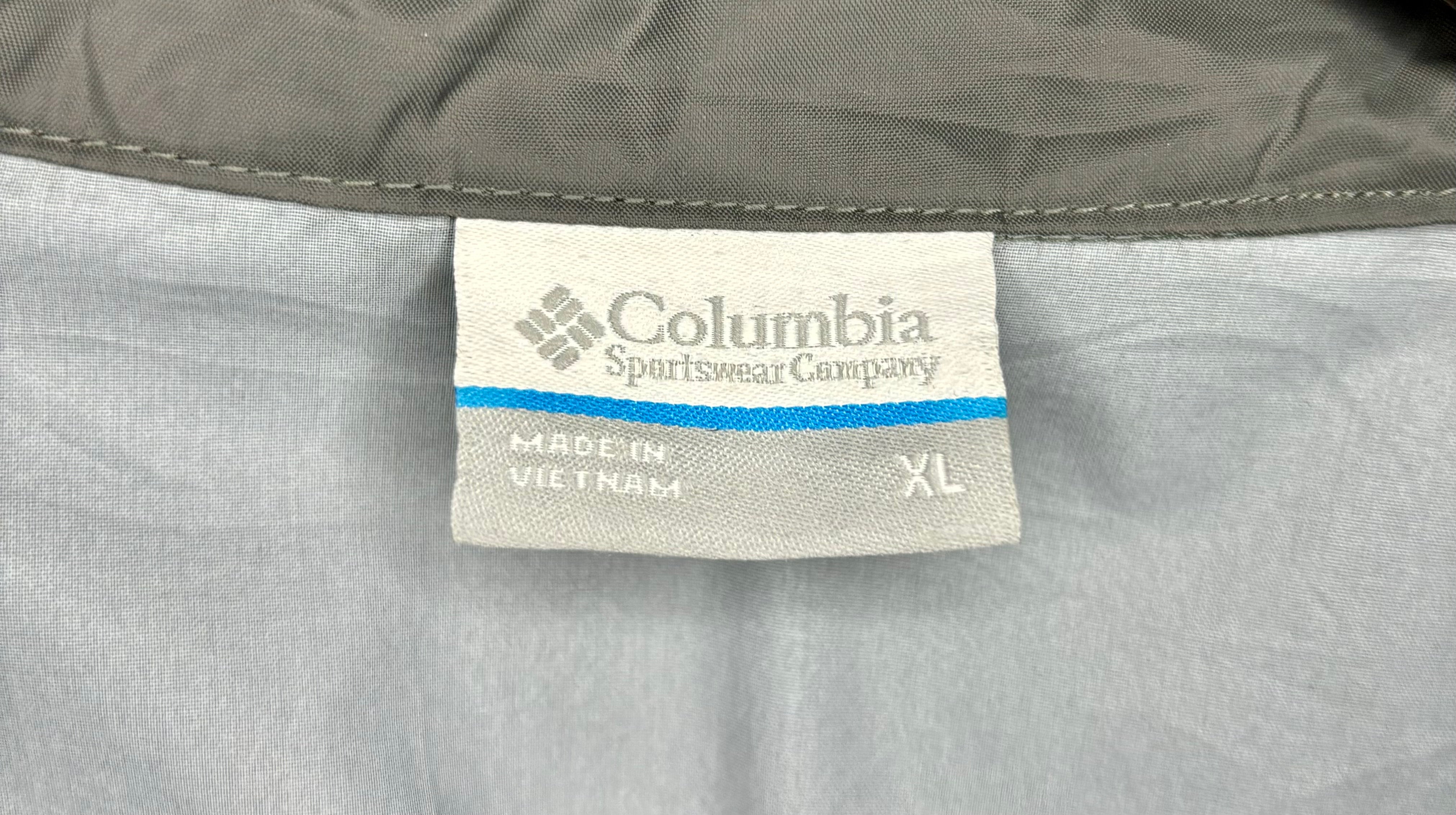 Columbia Regenjacke Grau/Schwarz Größe XL