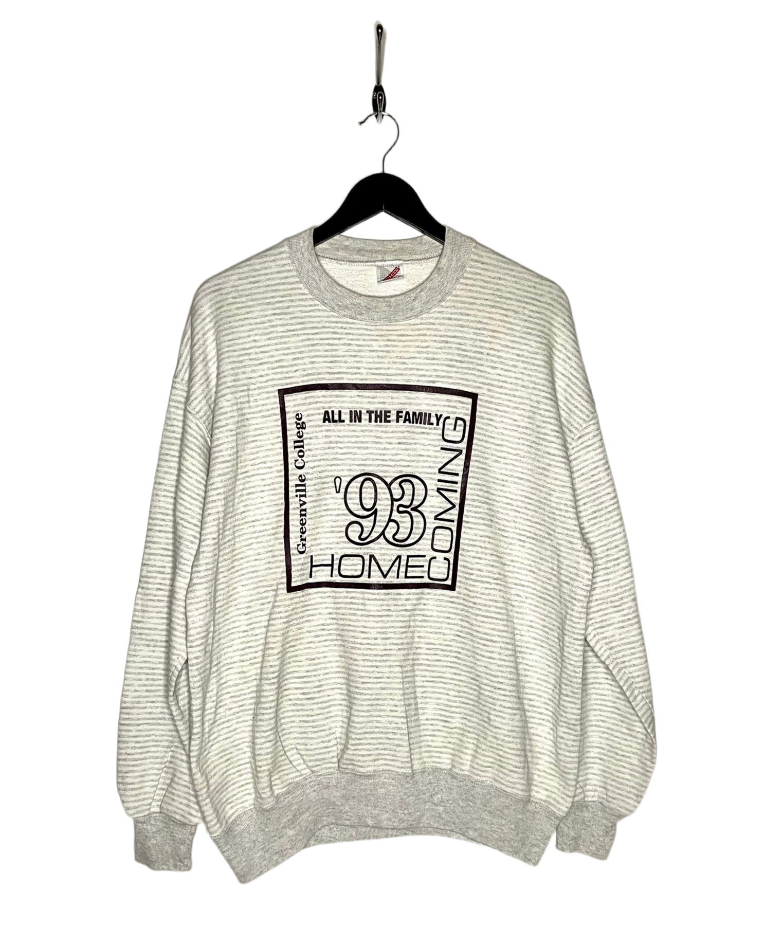 Jerzees Sweater Greenville College `93 Homecoming Größe XL